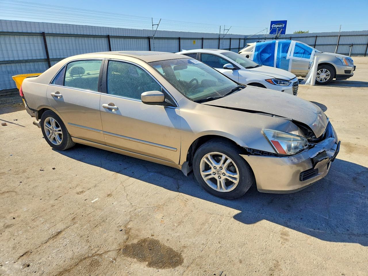 2007 Honda Accord Ex Gold vin: 1HGCM56867A179534