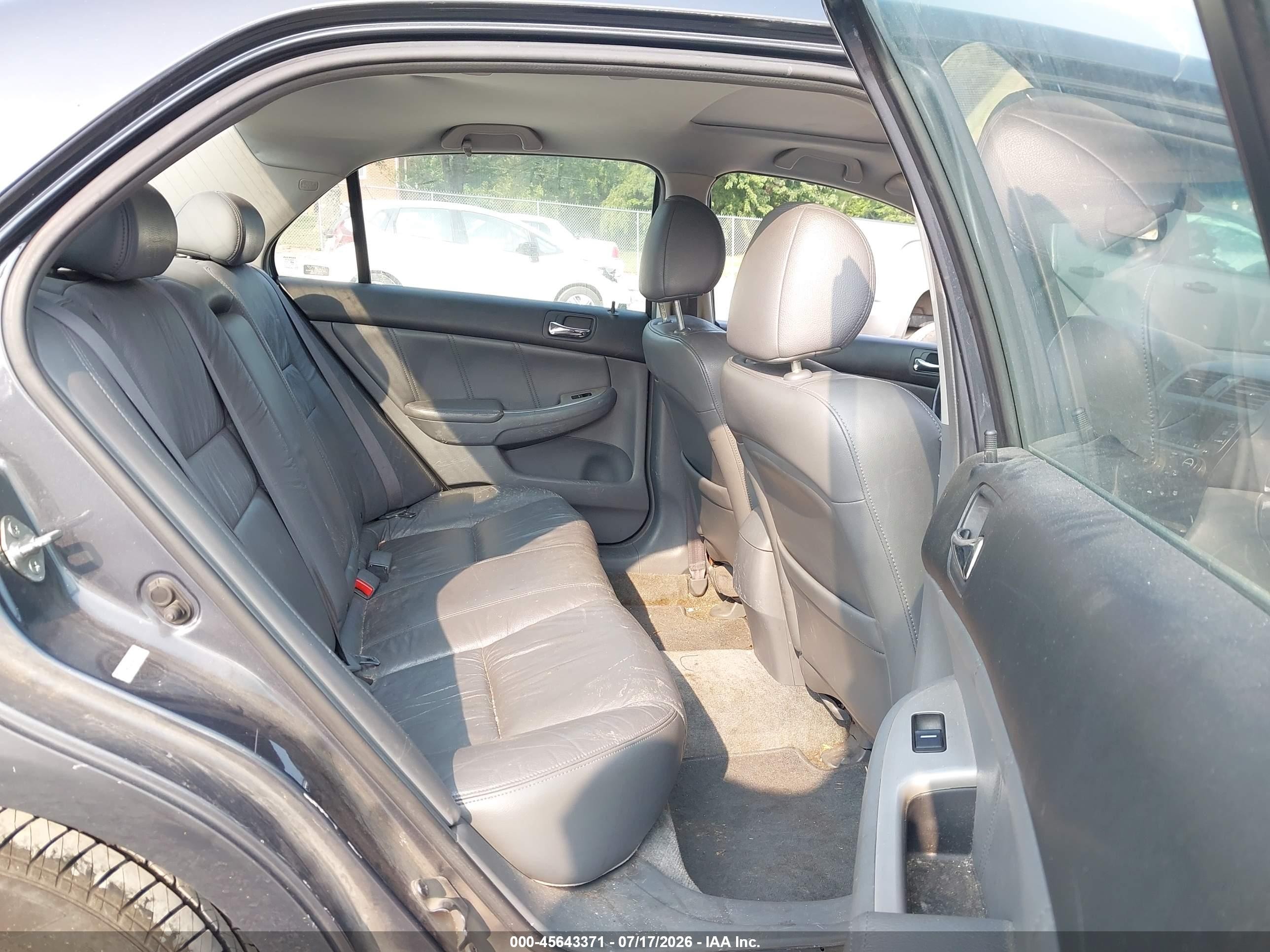 2007 Honda Accord 2.4 Ex Blue vin: 1HGCM56867A220552