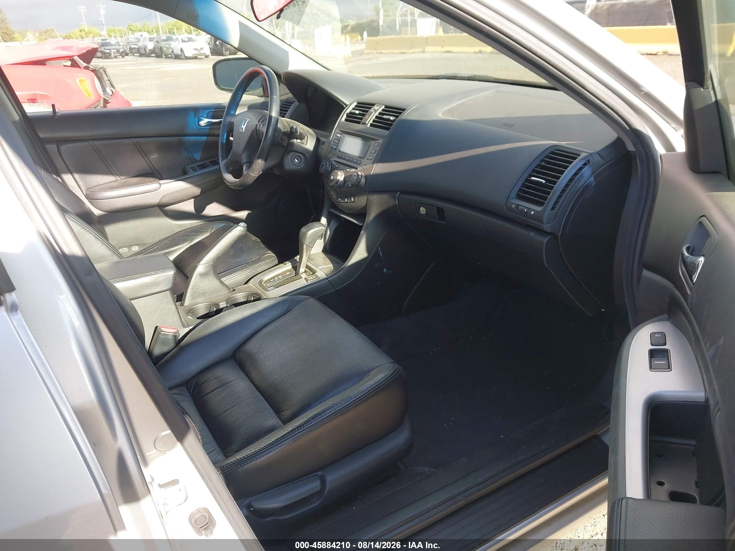2007 Honda Accord 2.4 Ex Silver vin: 1HGCM56867A225248