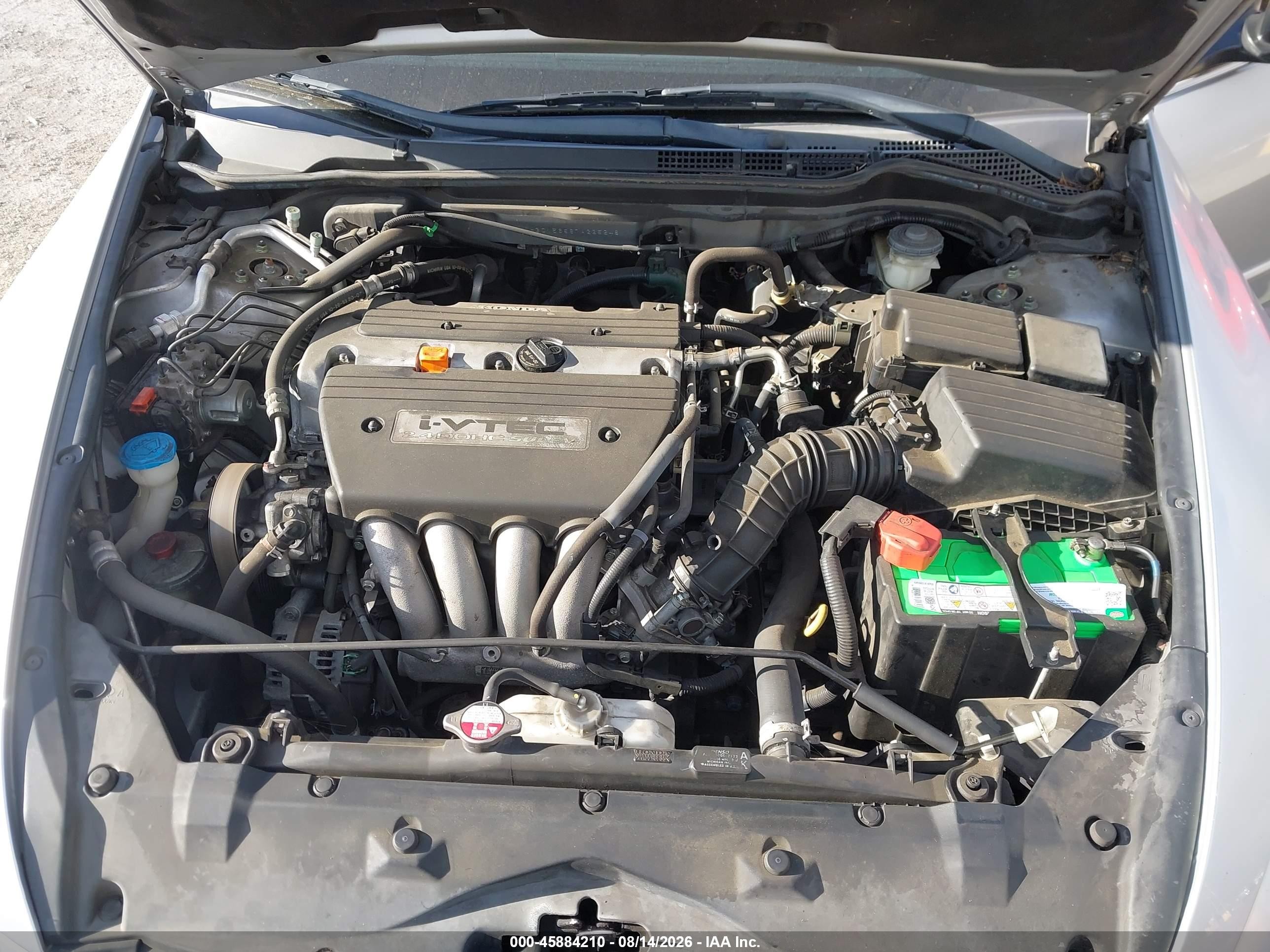 2007 Honda Accord 2.4 Ex Silver vin: 1HGCM56867A225248