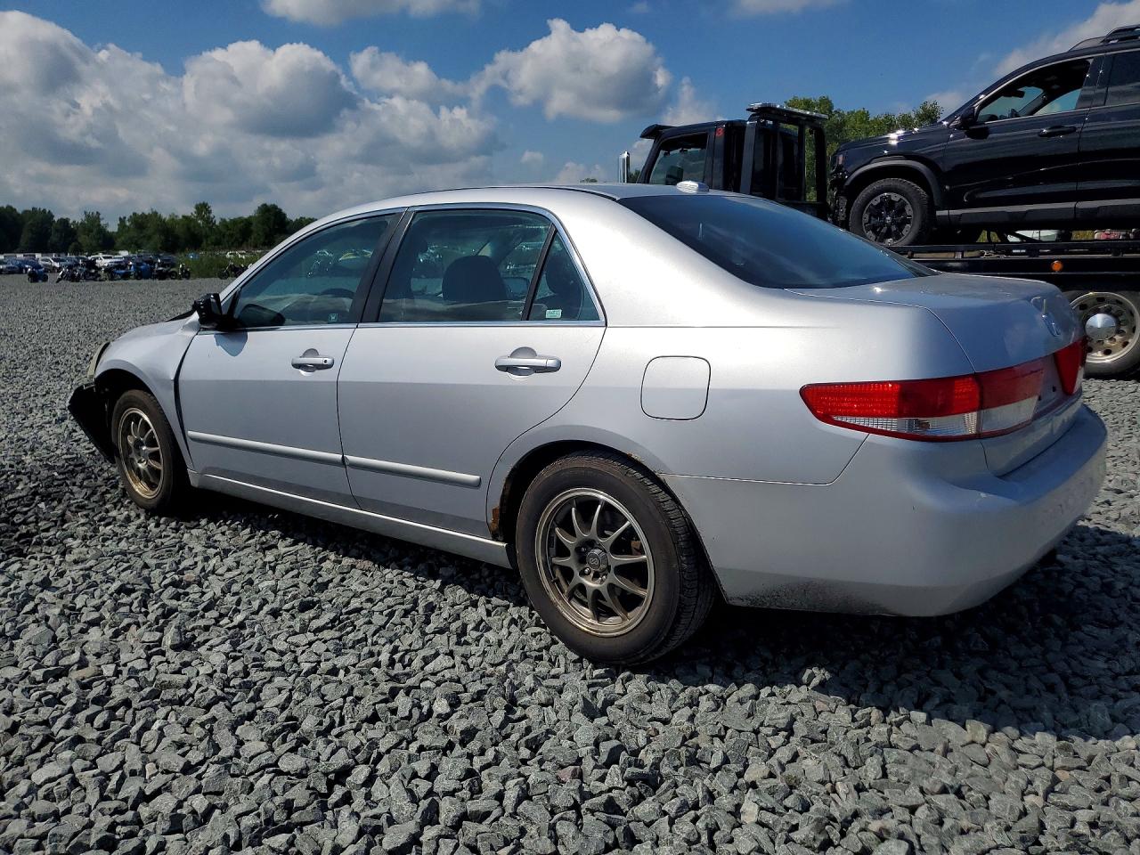 2004 Honda Accord Ex Silver vin: 1HGCM56874A103221