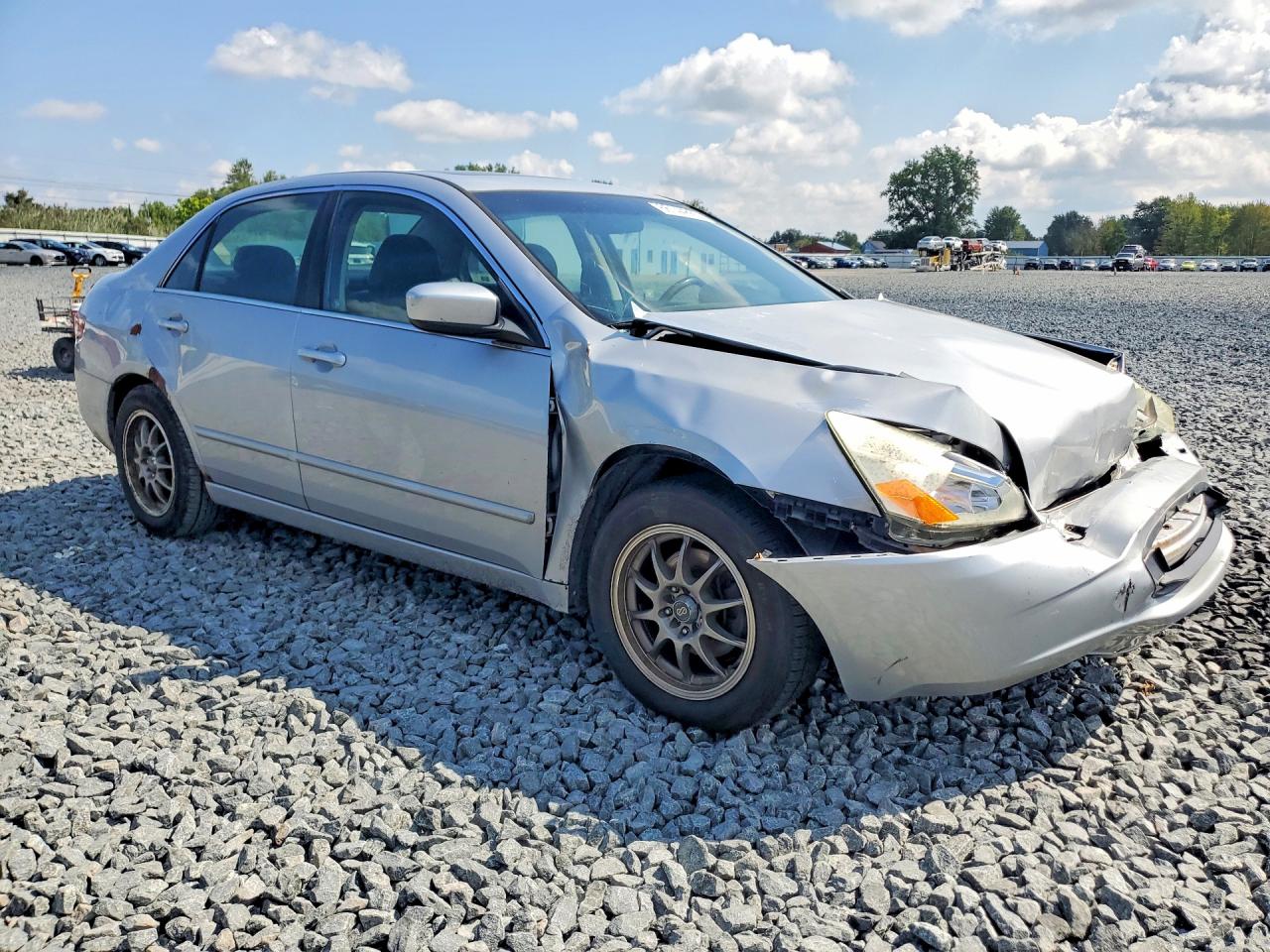 2004 Honda Accord Ex Silver vin: 1HGCM56874A103221