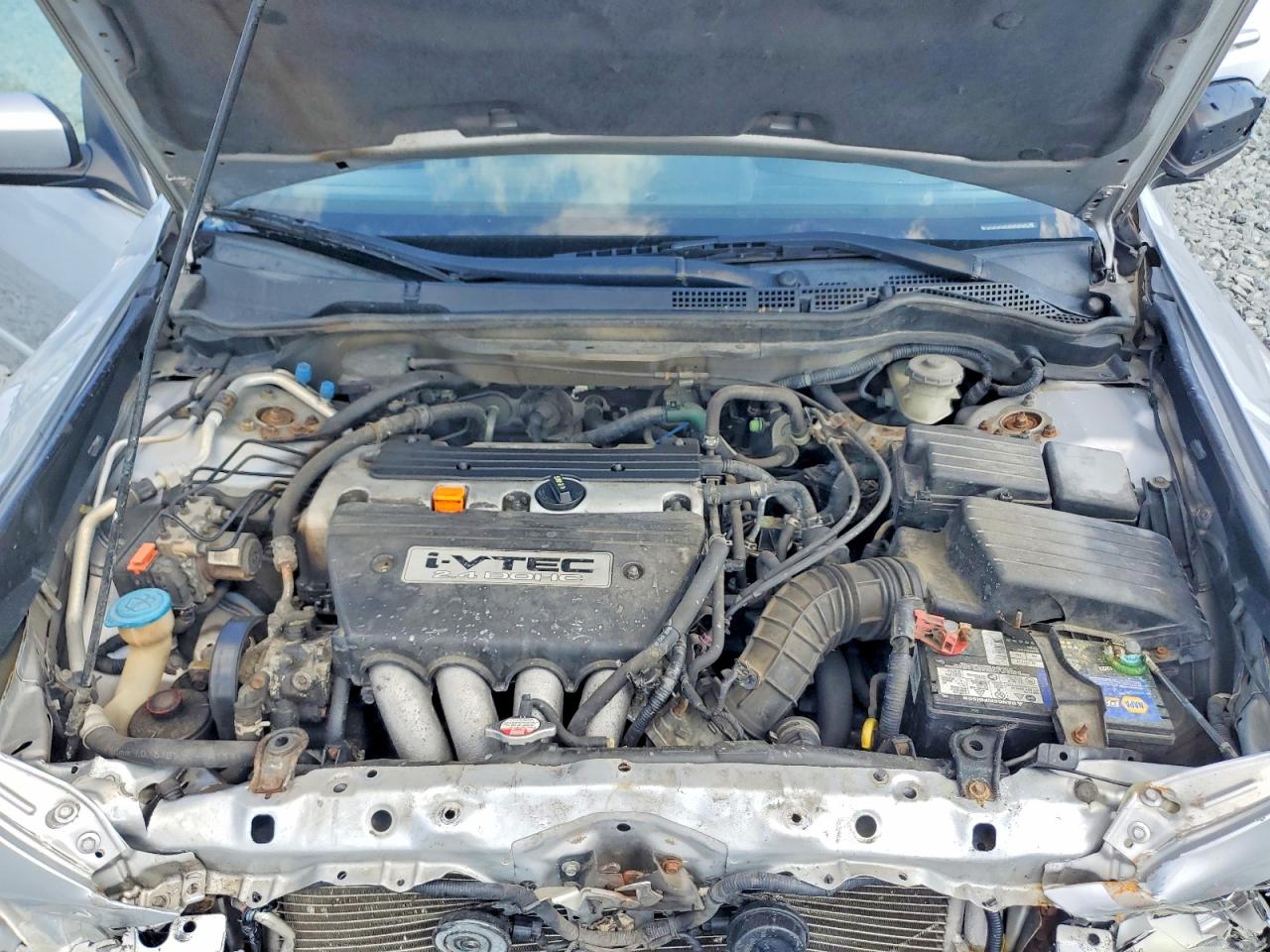 2004 Honda Accord Ex Silver vin: 1HGCM56874A103221