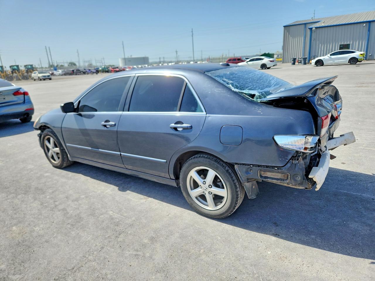 2004 Honda Accord Ex Серый vin: 1HGCM56874A109696
