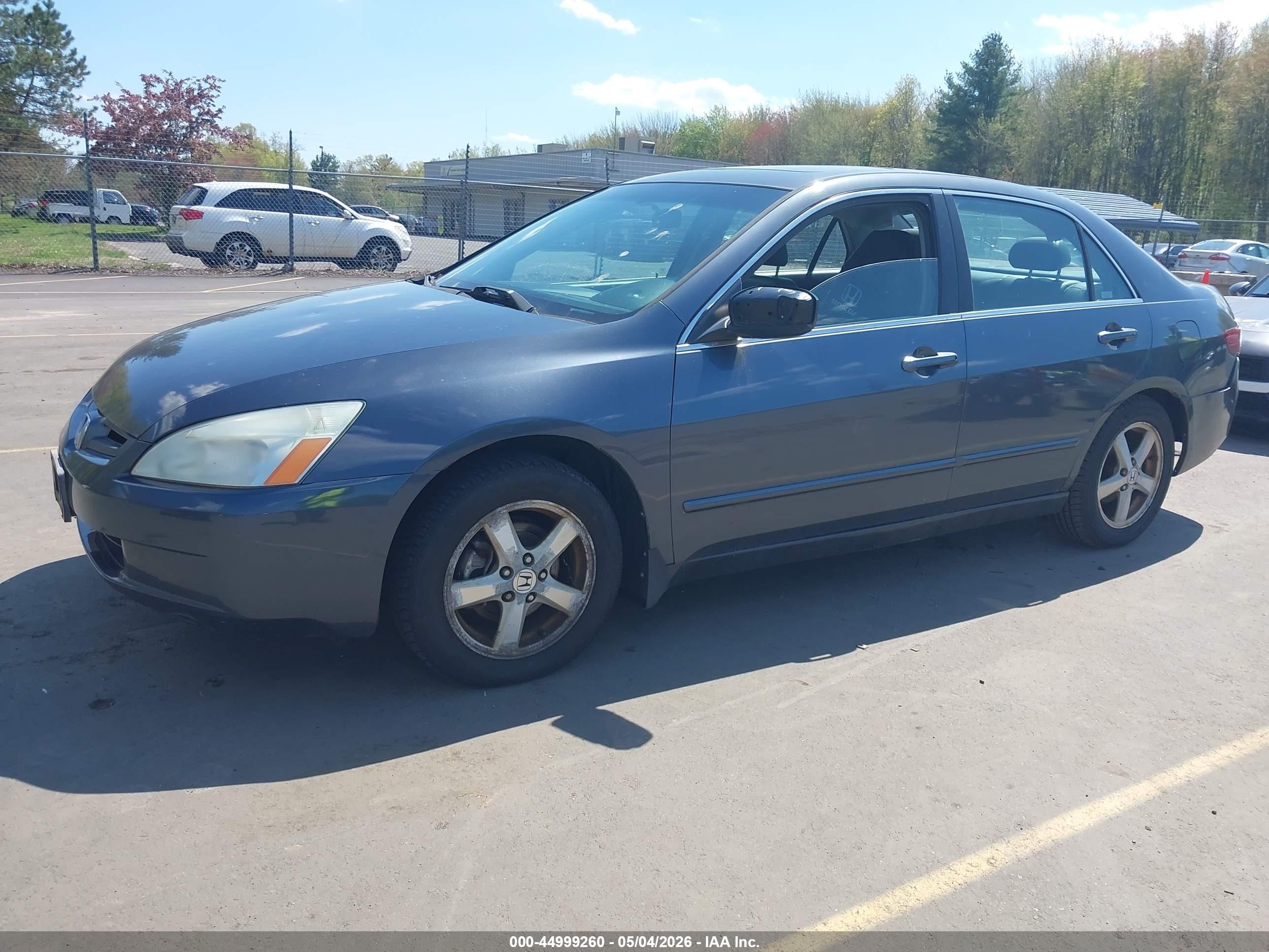 2005 Honda Accord 2.4 Ex Blue vin: 1HGCM56875A049422
