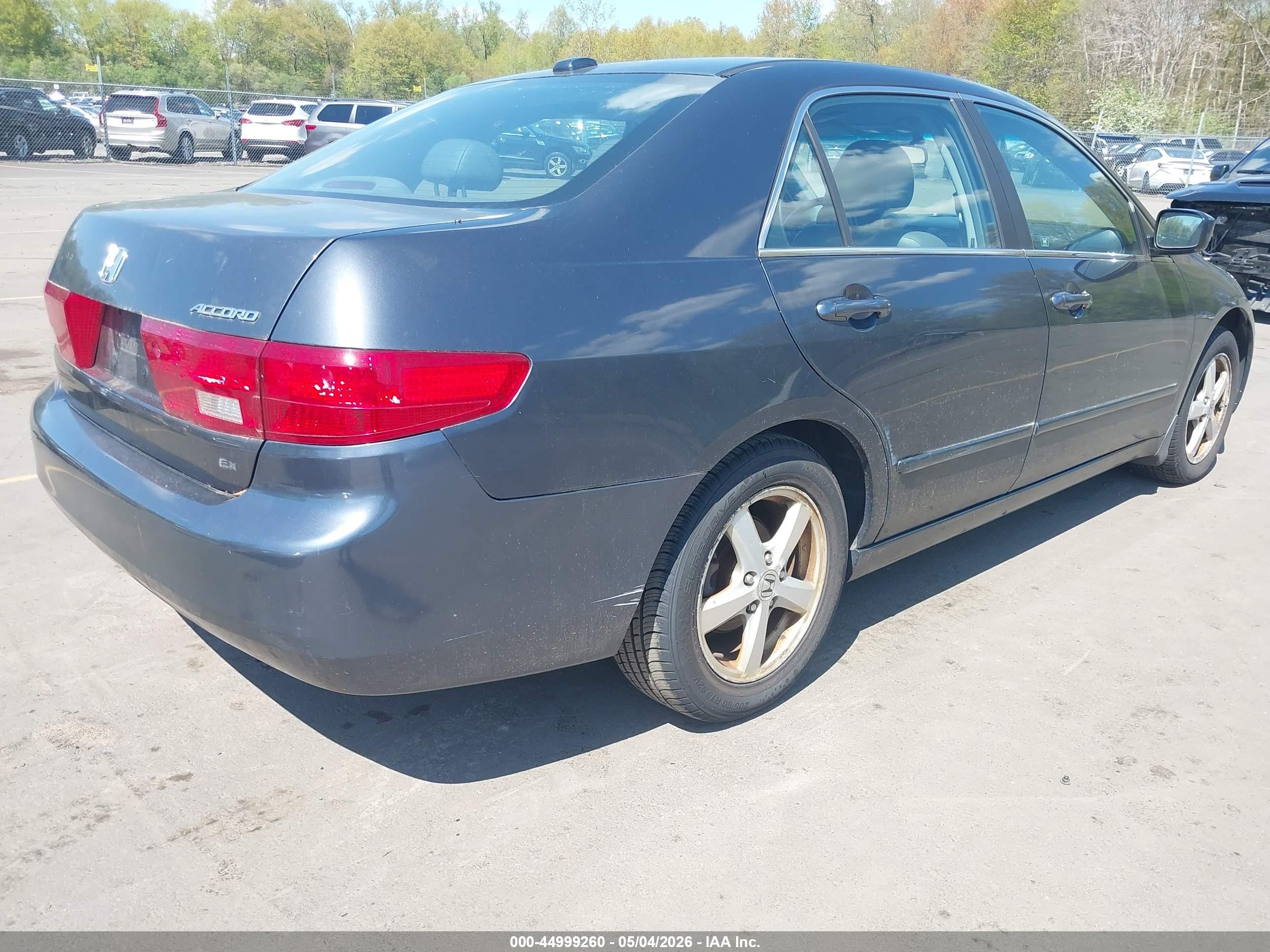 2005 Honda Accord 2.4 Ex Blue vin: 1HGCM56875A049422
