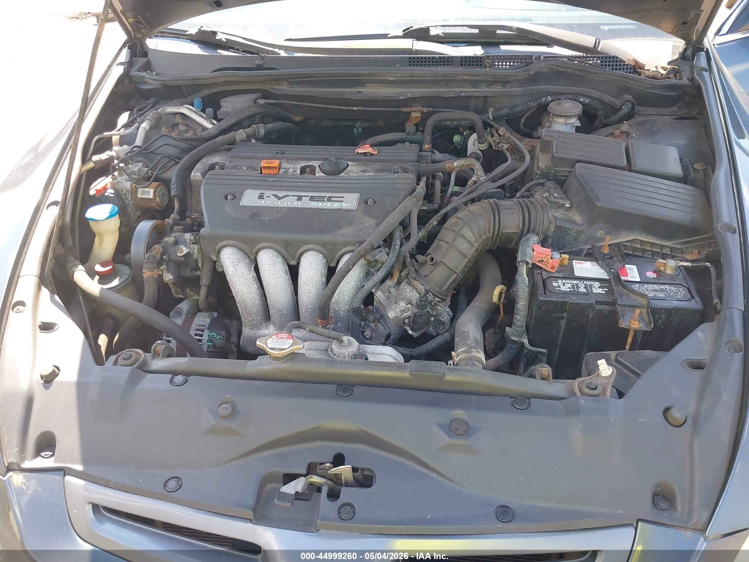 2005 Honda Accord 2.4 Ex Blue vin: 1HGCM56875A049422