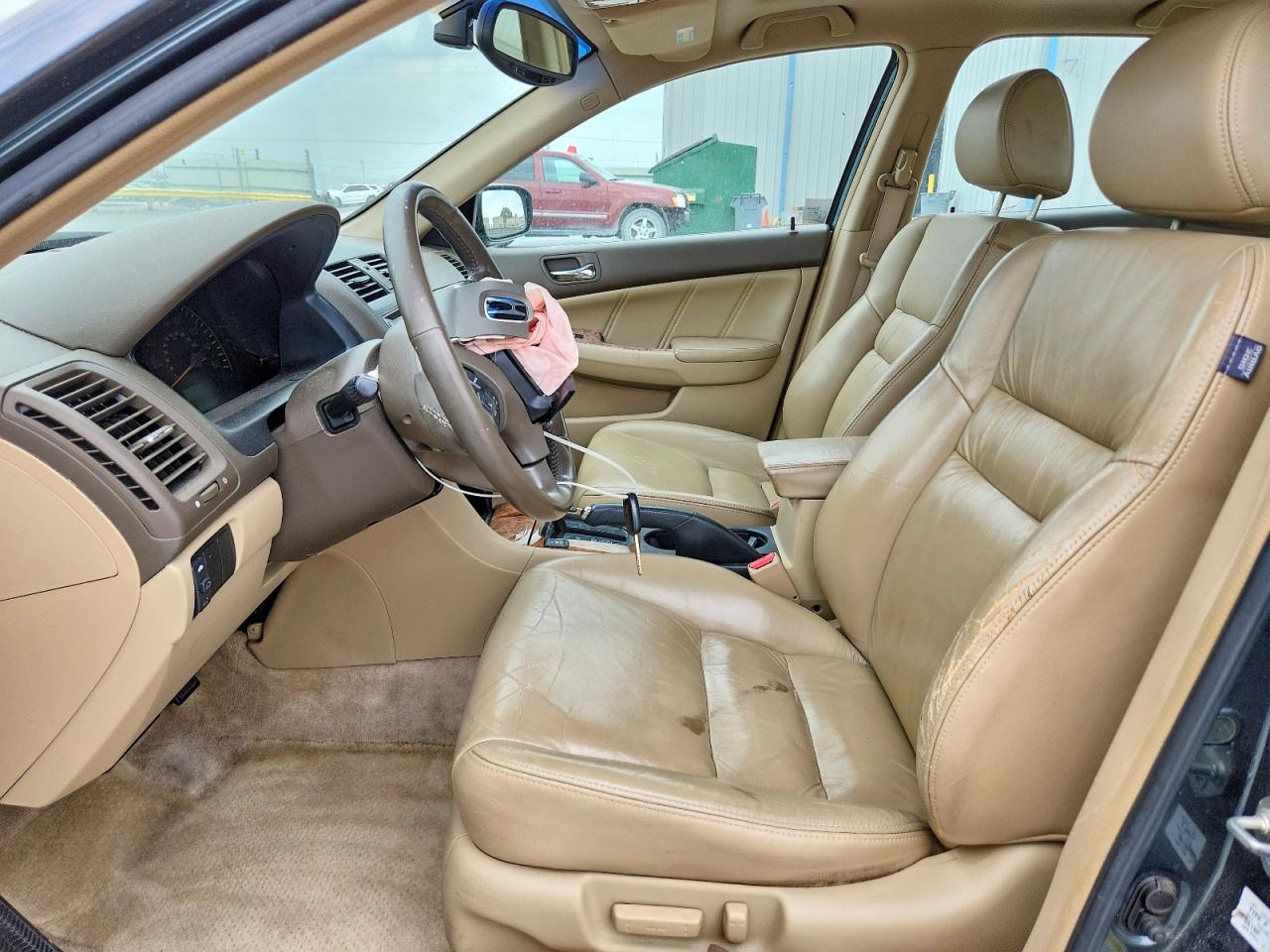 2005 Honda Accord Ex Gray vin: 1HGCM56875A071405