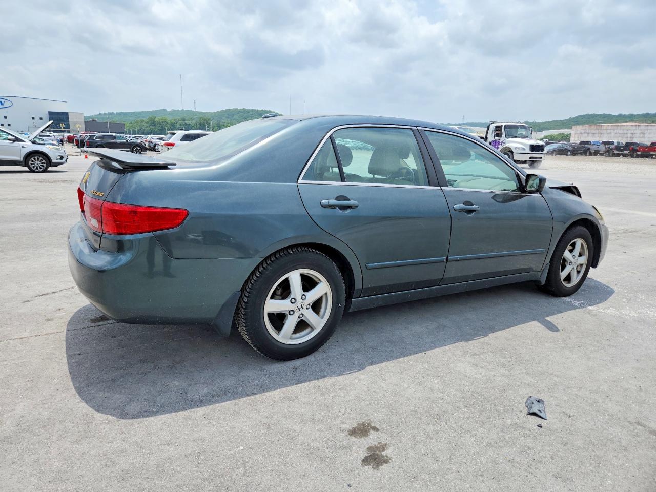 2005 Honda Accord Ex Gray vin: 1HGCM56875A071405