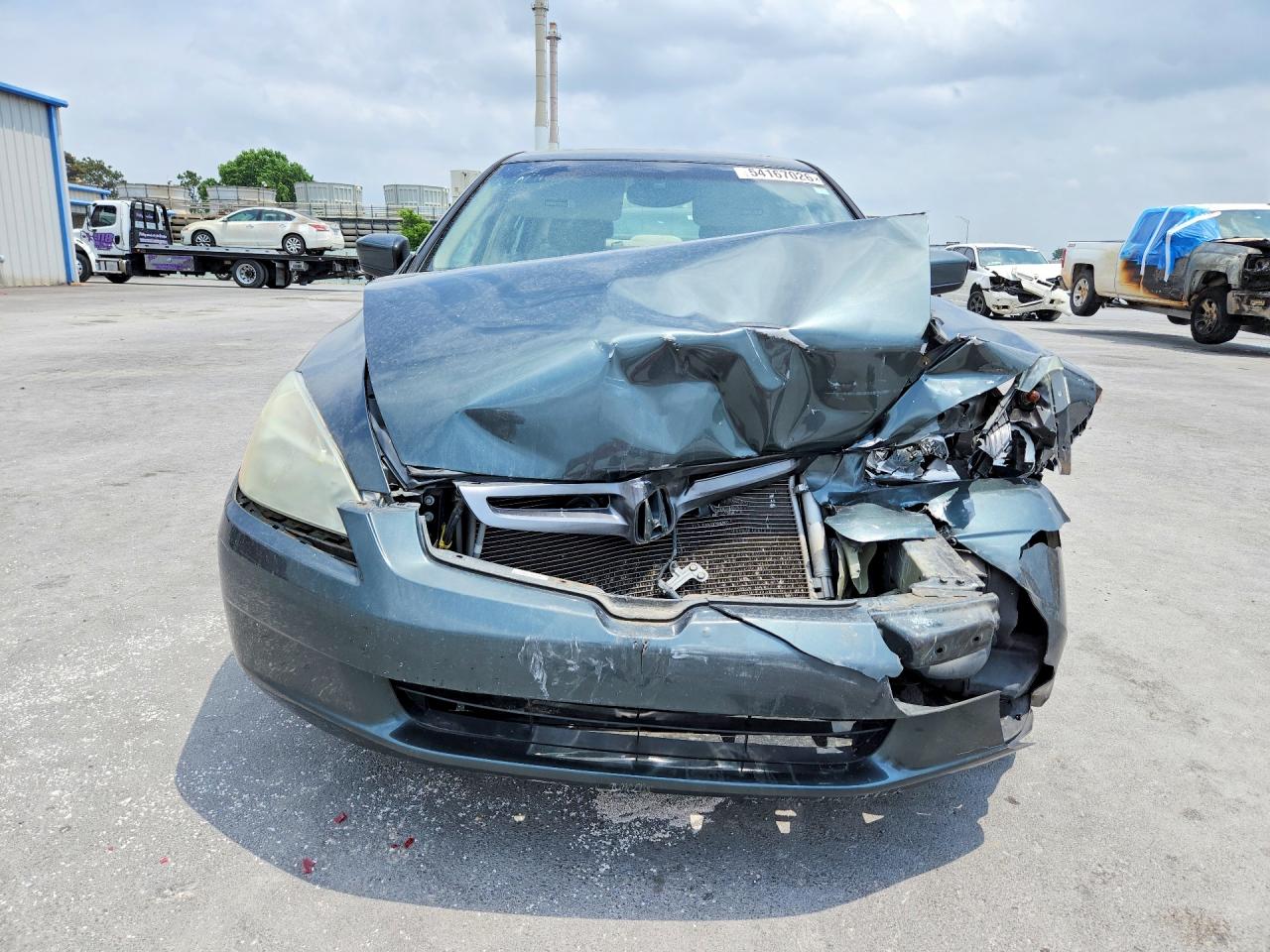 2005 Honda Accord Ex Gray vin: 1HGCM56875A071405