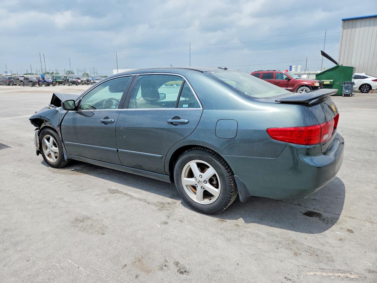 2005 Honda Accord Ex Gray vin: 1HGCM56875A071405