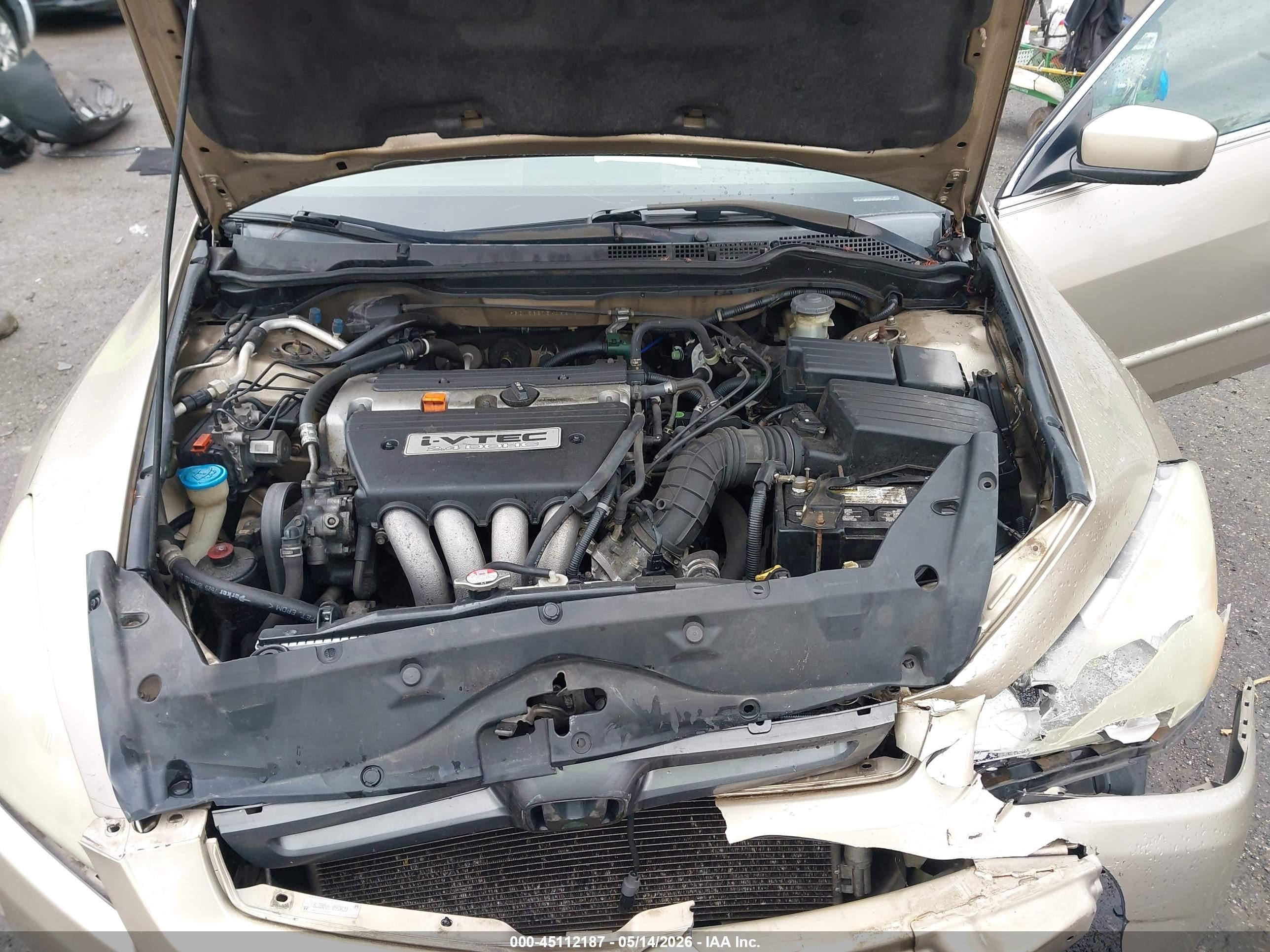 2005 Honda Accord 2.4 Ex Gold vin: 1HGCM56875A082789