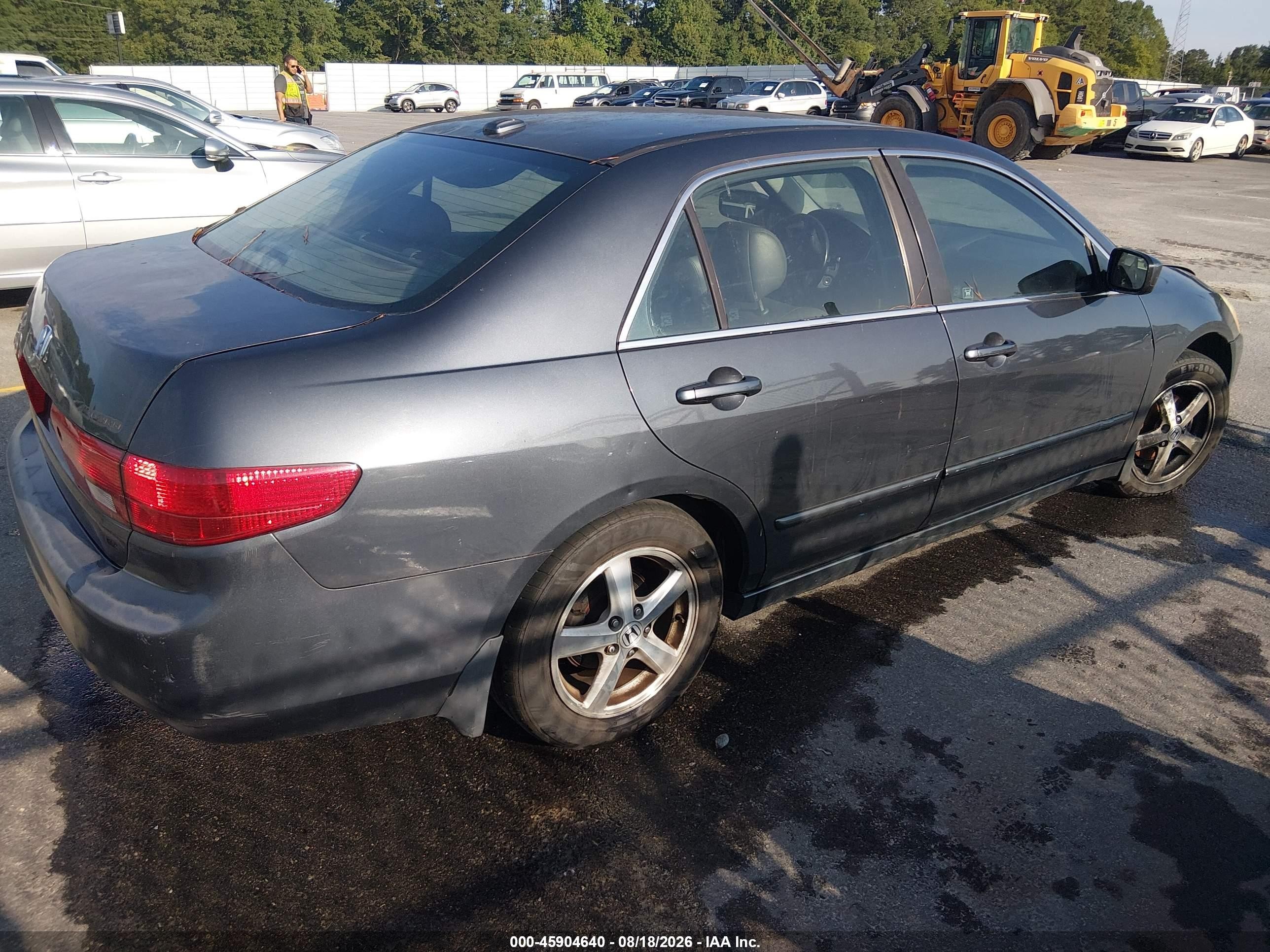 2005 Honda Accord 2.4 Ex Gray vin: 1HGCM56875A112339