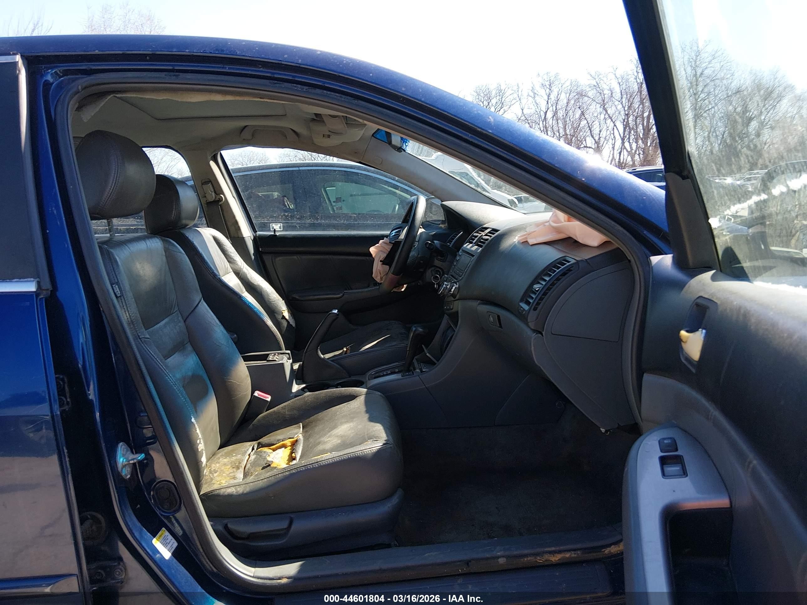 2005 Honda Accord 2.4 Ex Blue vin: 1HGCM56875A142554