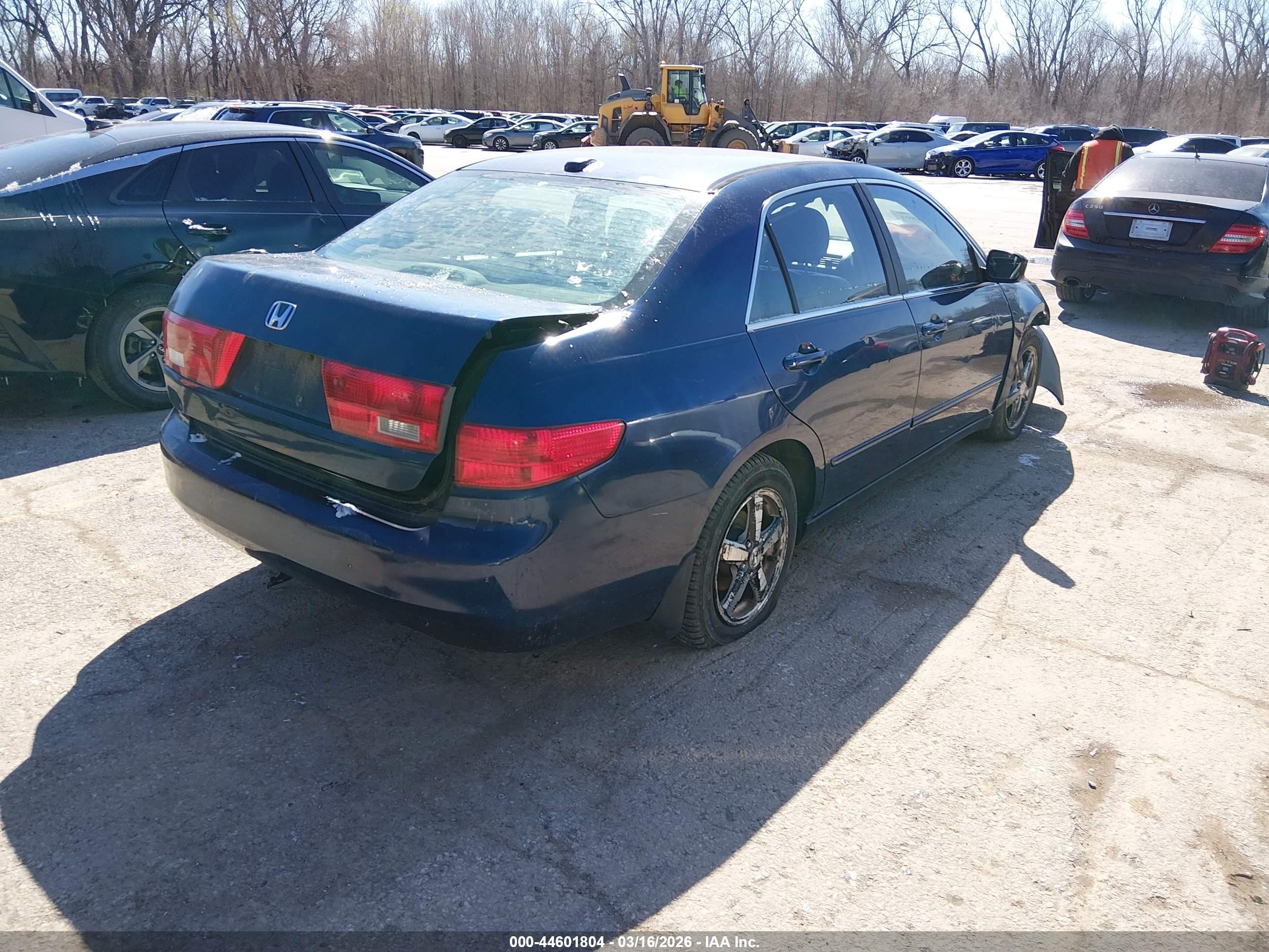 2005 Honda Accord 2.4 Ex Blue vin: 1HGCM56875A142554