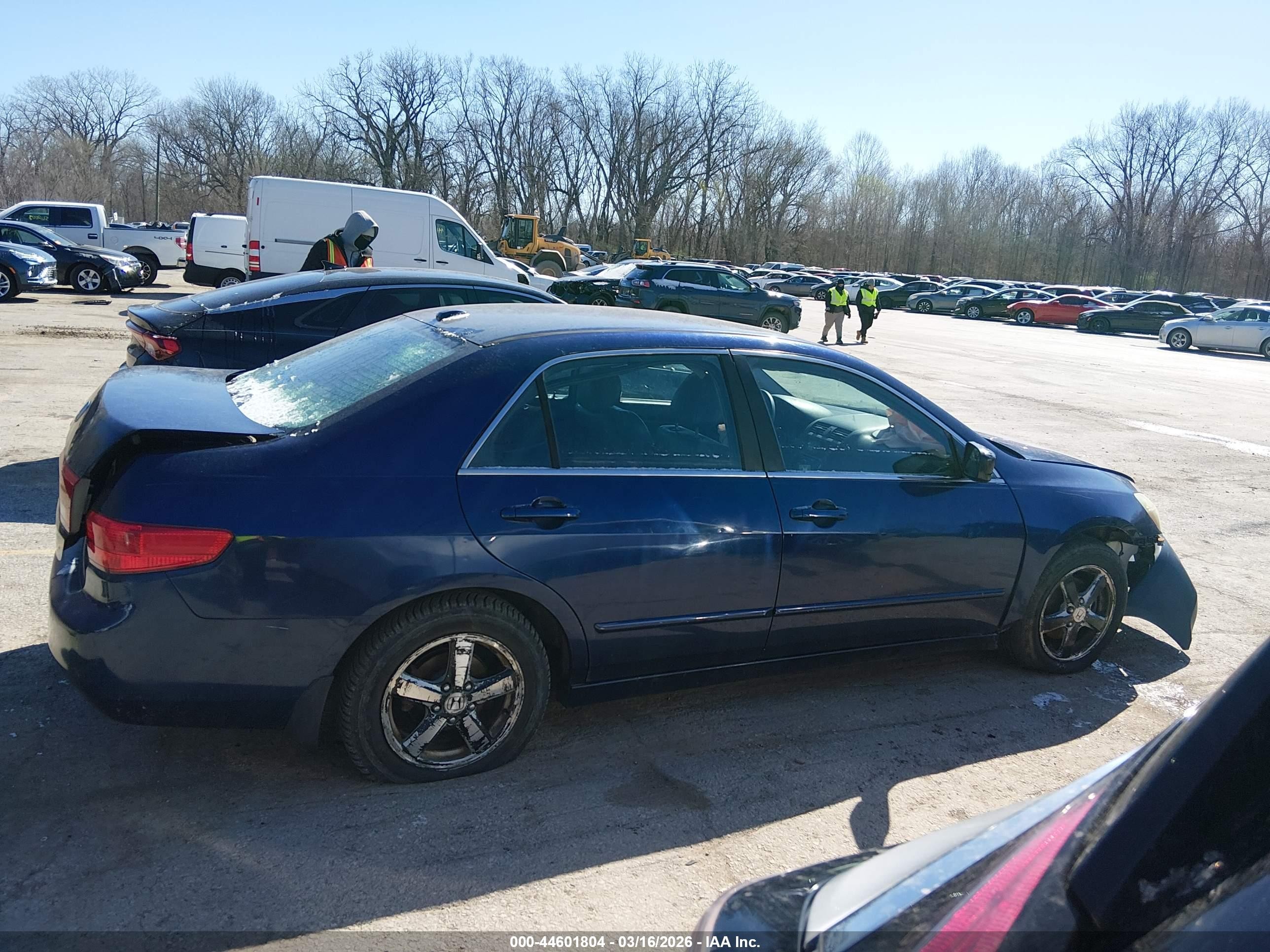 2005 Honda Accord 2.4 Ex Blue vin: 1HGCM56875A142554
