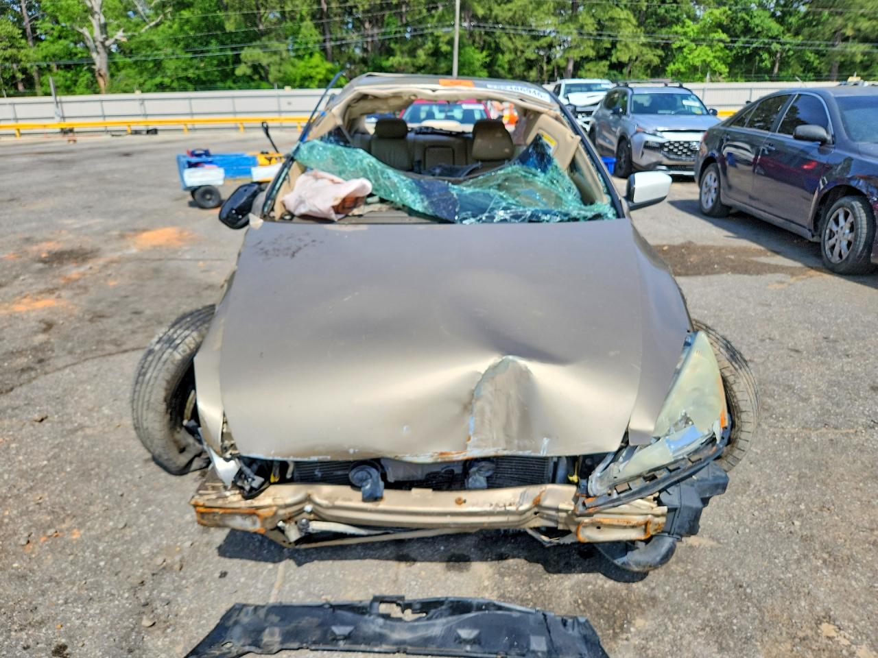 2005 Honda Accord Ex Gold vin: 1HGCM56875A173335