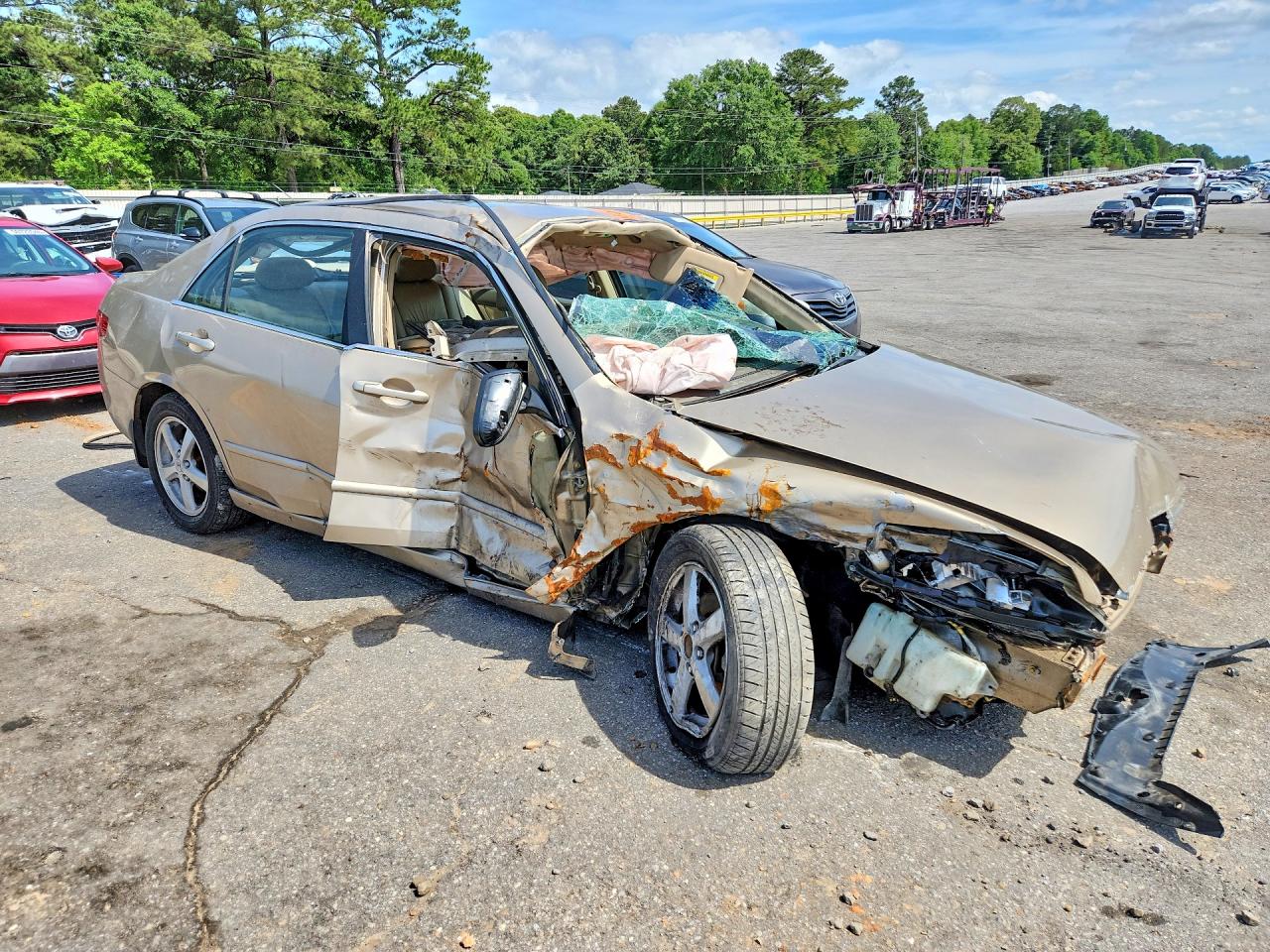 2005 Honda Accord Ex Gold vin: 1HGCM56875A173335