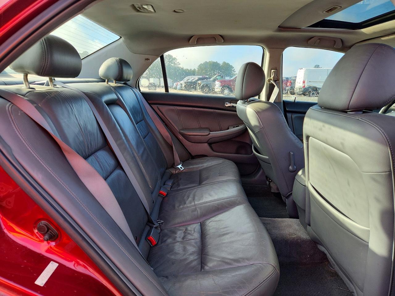 2005 Honda Accord Ex Burgundy vin: 1HGCM56875A185551