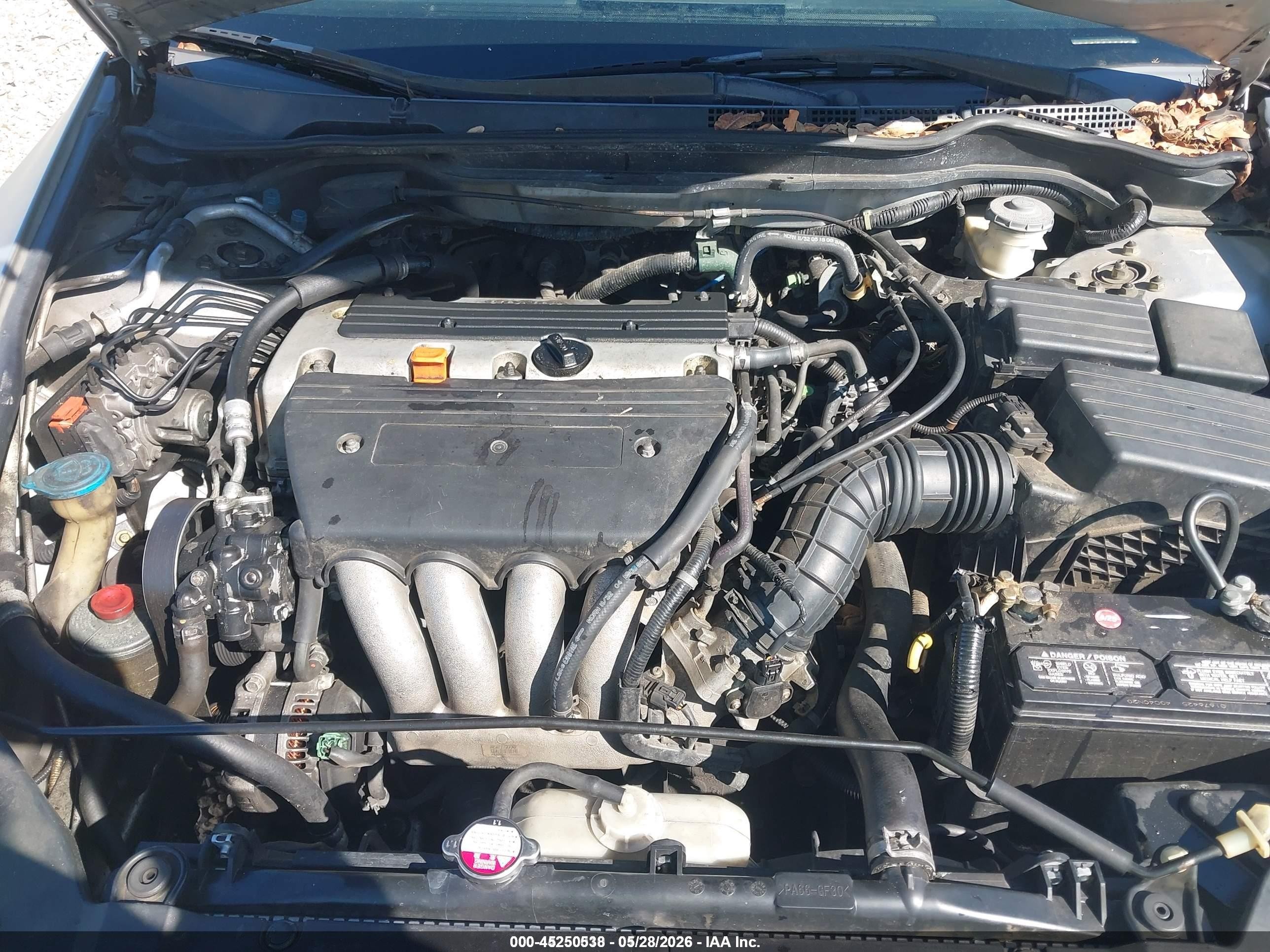 2005 Honda Accord 2.4 Ex Silver vin: 1HGCM56875A191916