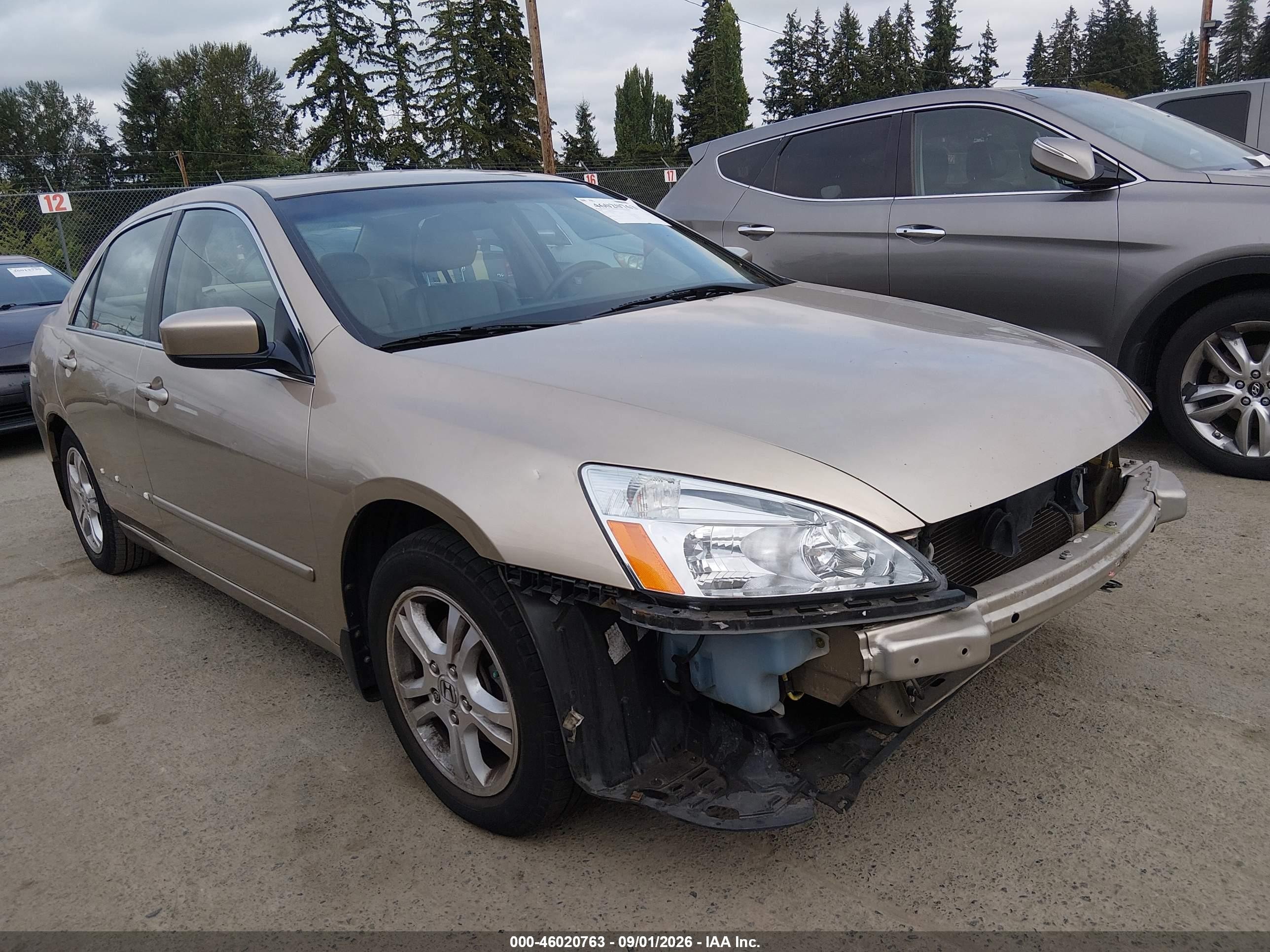 2006 Honda Accord 2.4 Ex Gold vin: 1HGCM56876A045078