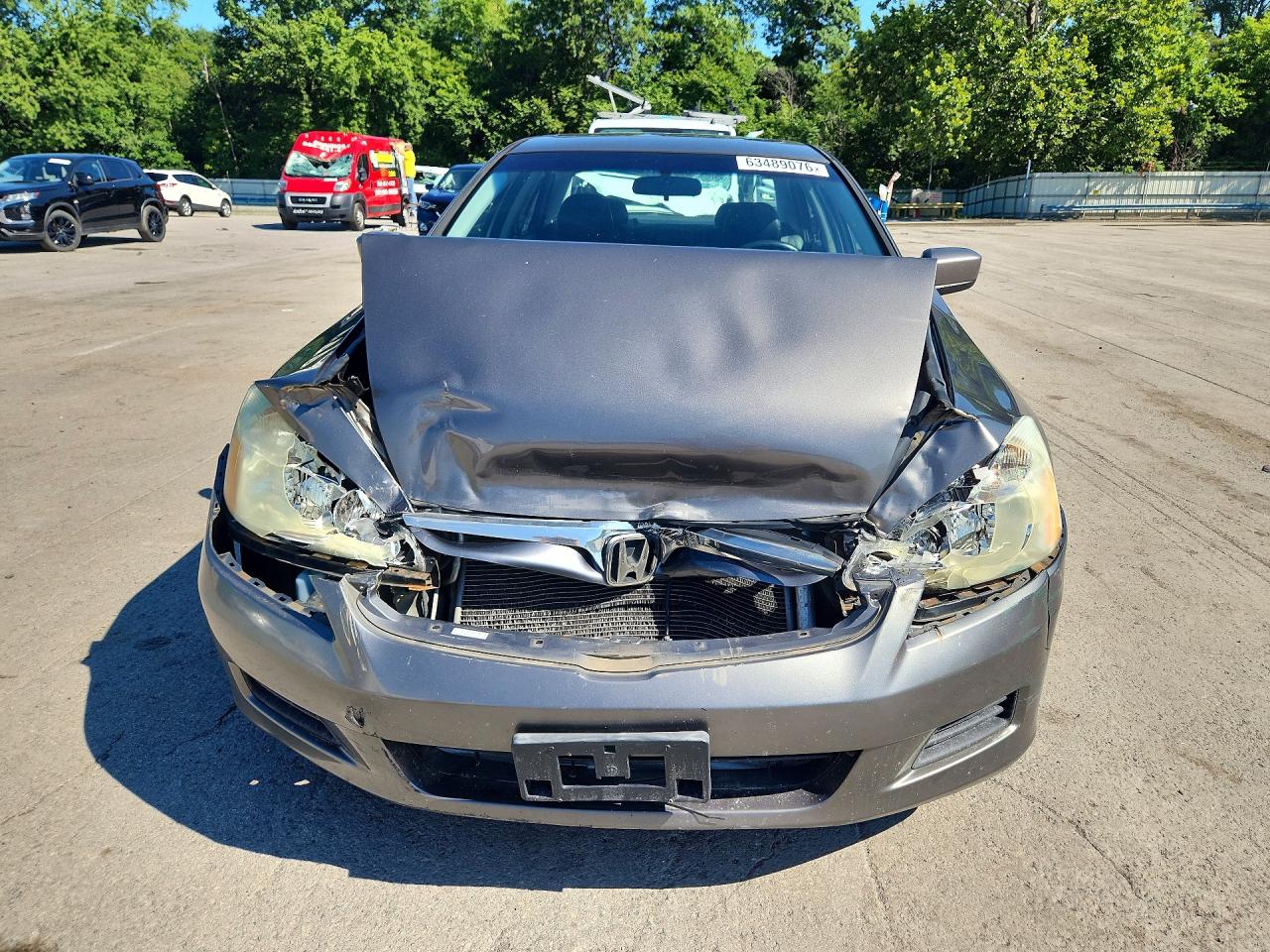 2006 Honda Accord Ex Gray vin: 1HGCM56876A078713