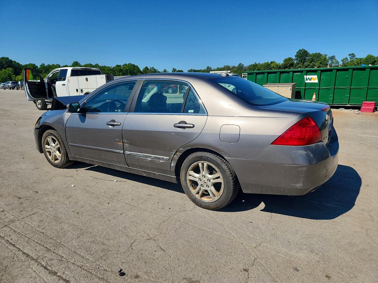 2006 Honda Accord Ex Gray vin: 1HGCM56876A078713