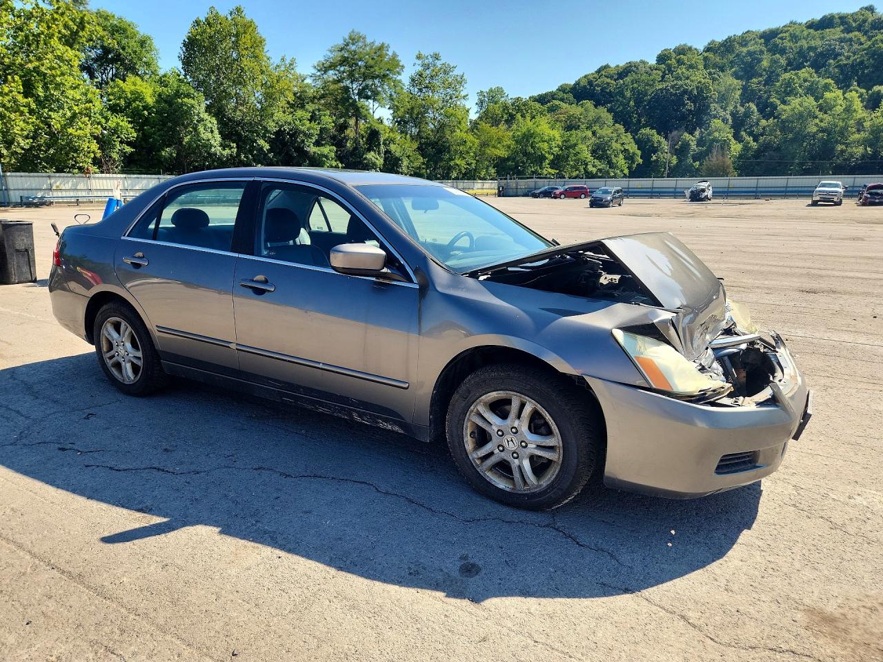 2006 Honda Accord Ex Gray vin: 1HGCM56876A078713