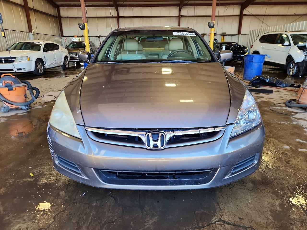 2006 Honda Accord Ex Серый vin: 1HGCM56876A106400