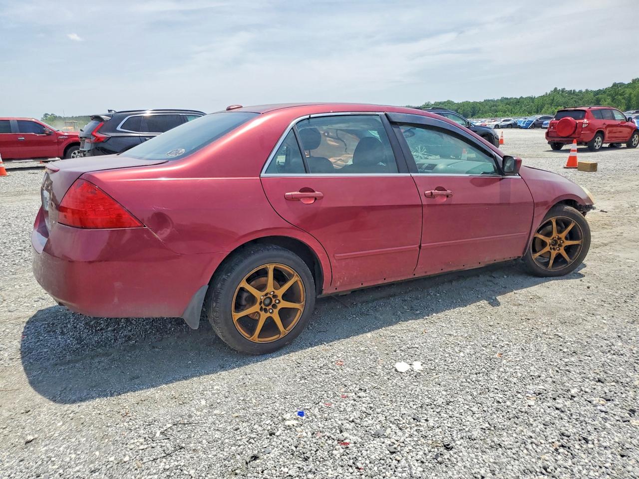 2006 Honda Accord Ex Бордовый vin: 1HGCM56876A135444