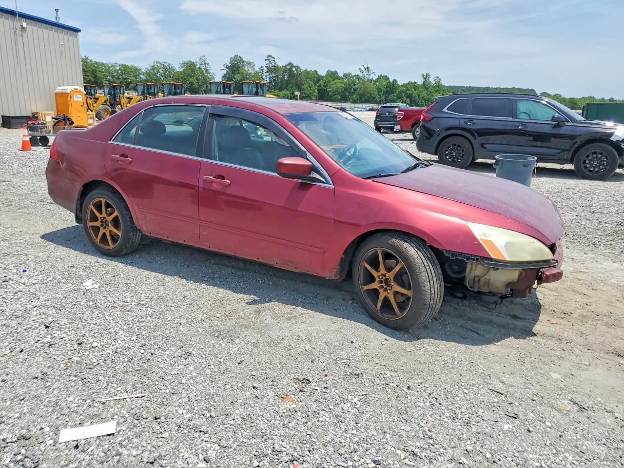 2006 Honda Accord Ex Бордовый vin: 1HGCM56876A135444