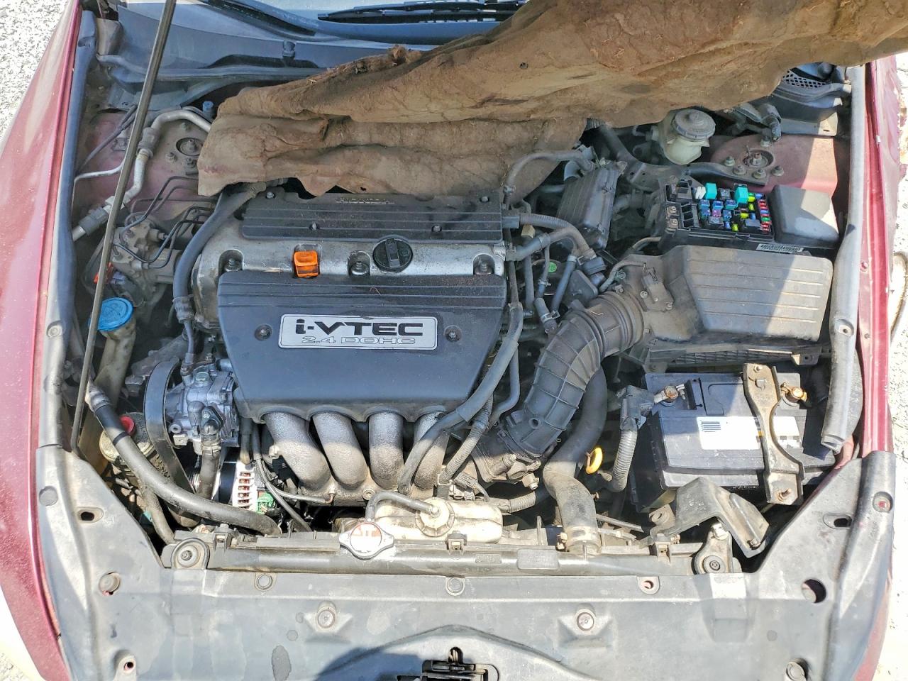 2006 Honda Accord Ex Бордовый vin: 1HGCM56876A135444