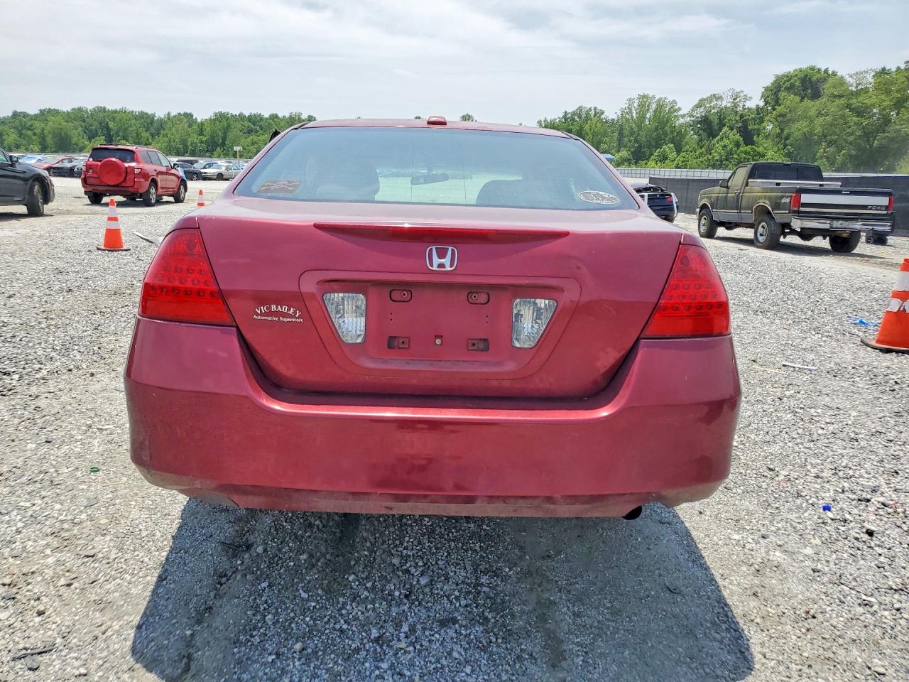 2006 Honda Accord Ex Бордовый vin: 1HGCM56876A135444