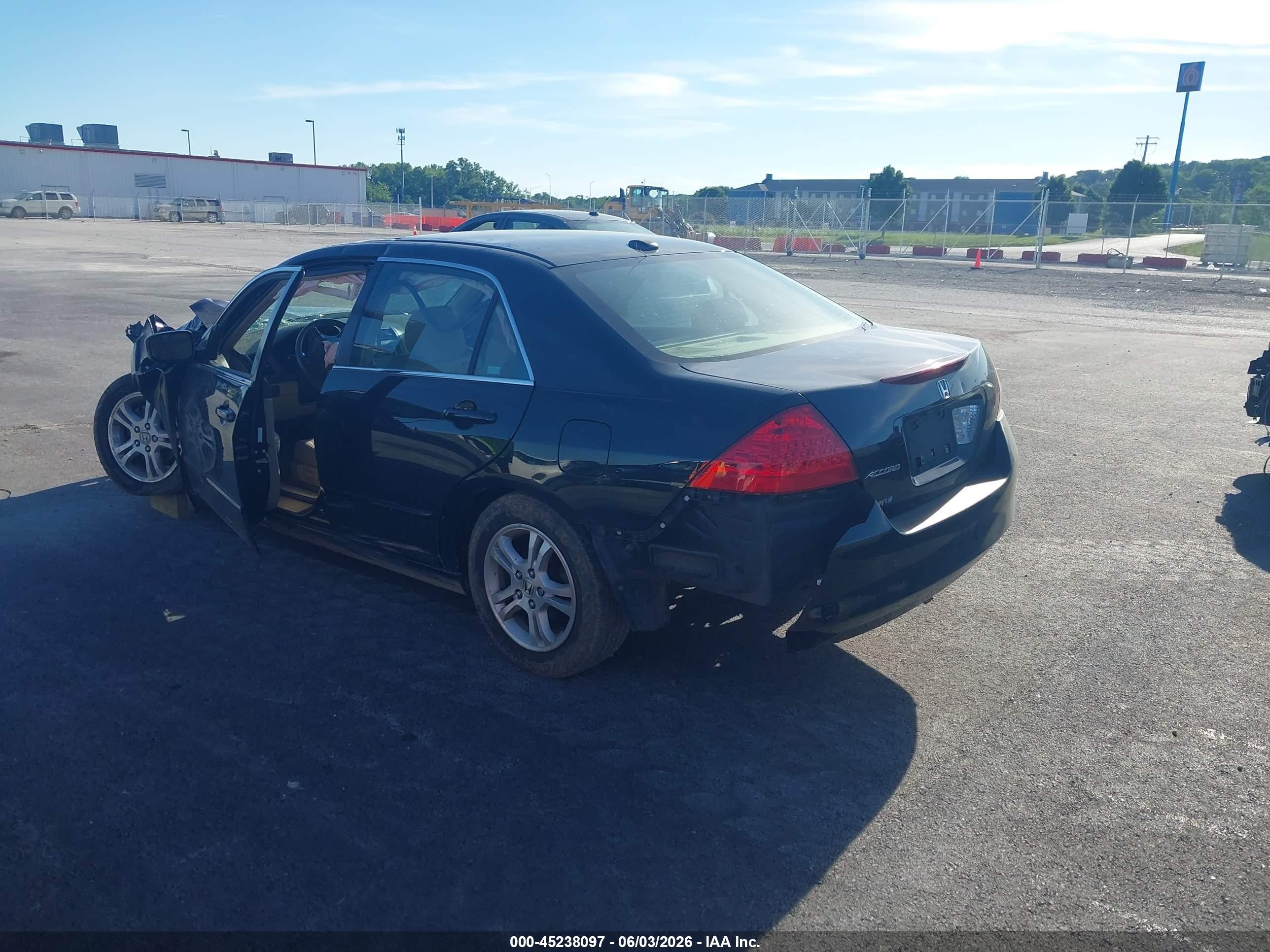 2006 Honda Accord 2.4 Ex Black vin: 1HGCM56876A139025