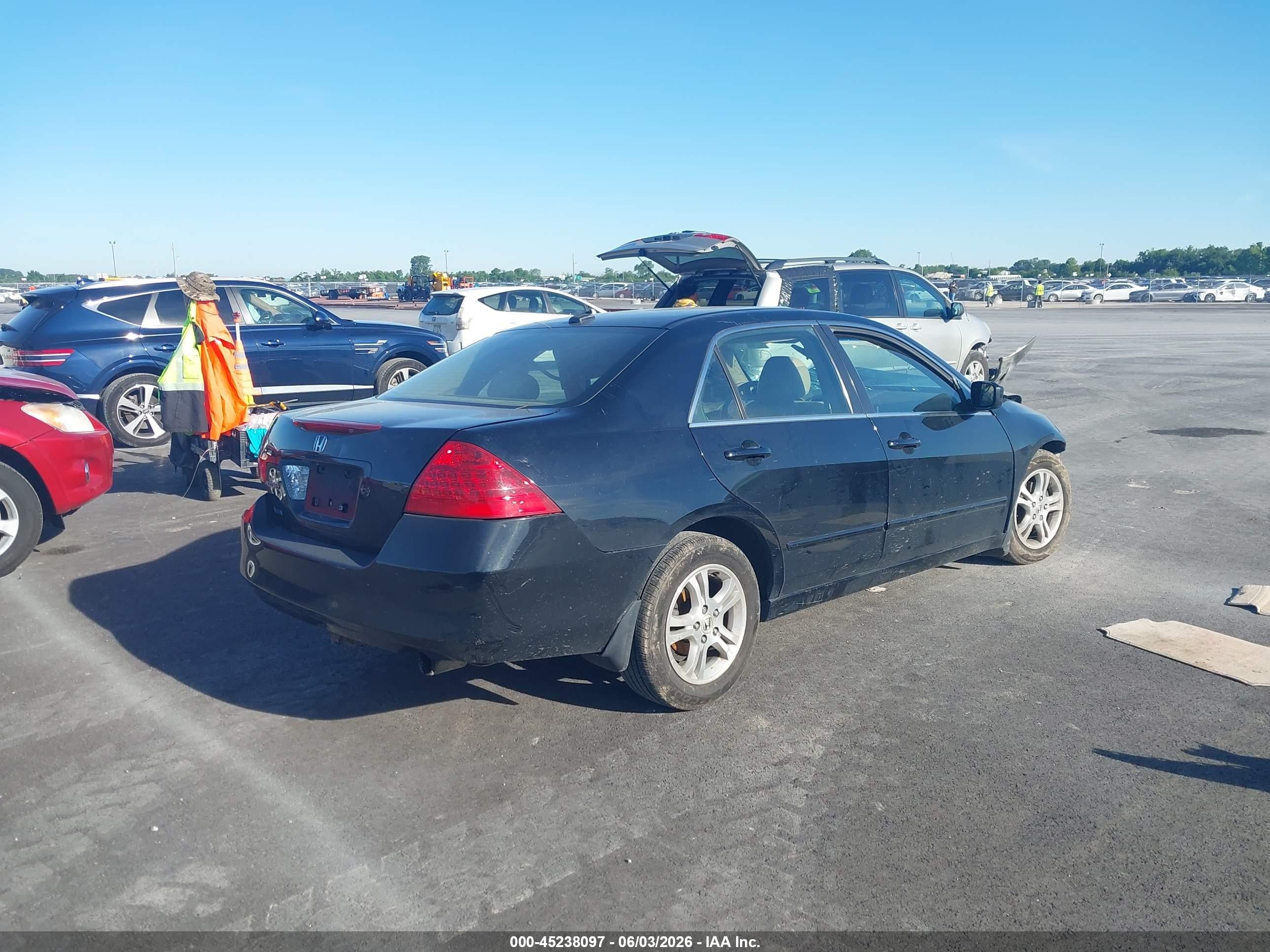 2006 Honda Accord 2.4 Ex Black vin: 1HGCM56876A139025