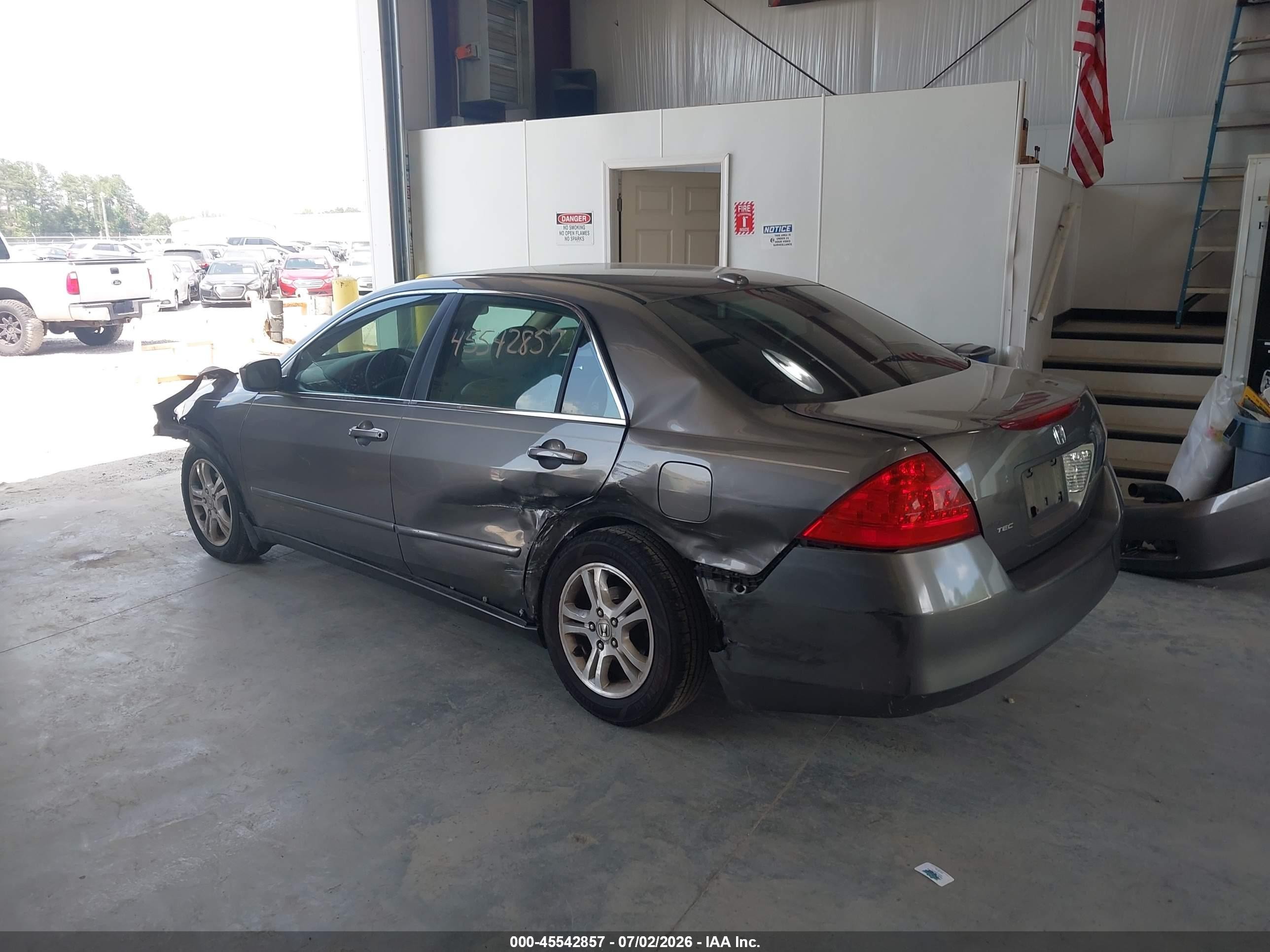 2006 Honda Accord 2.4 Ex Gray vin: 1HGCM56876A151790
