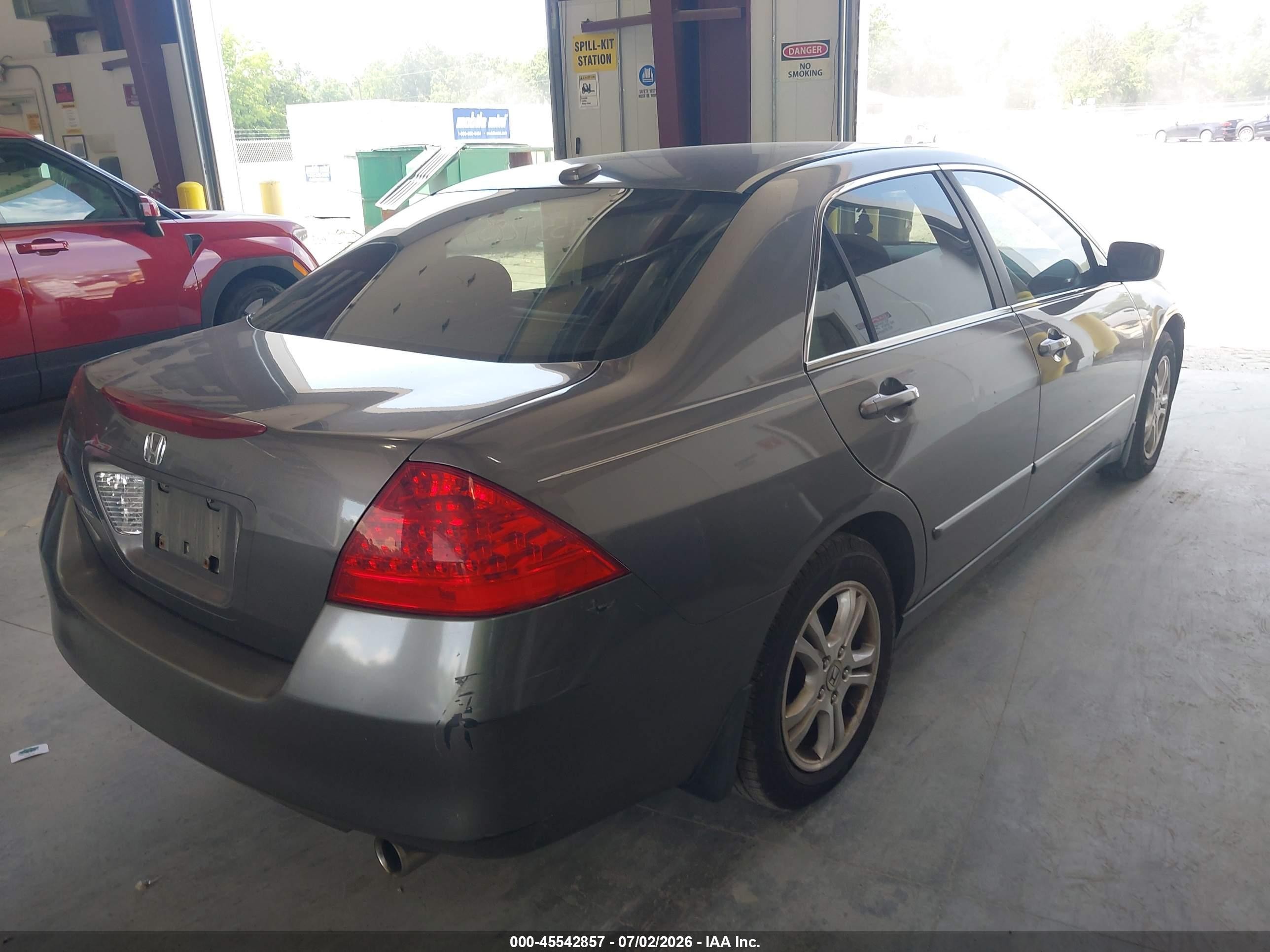 2006 Honda Accord 2.4 Ex Gray vin: 1HGCM56876A151790
