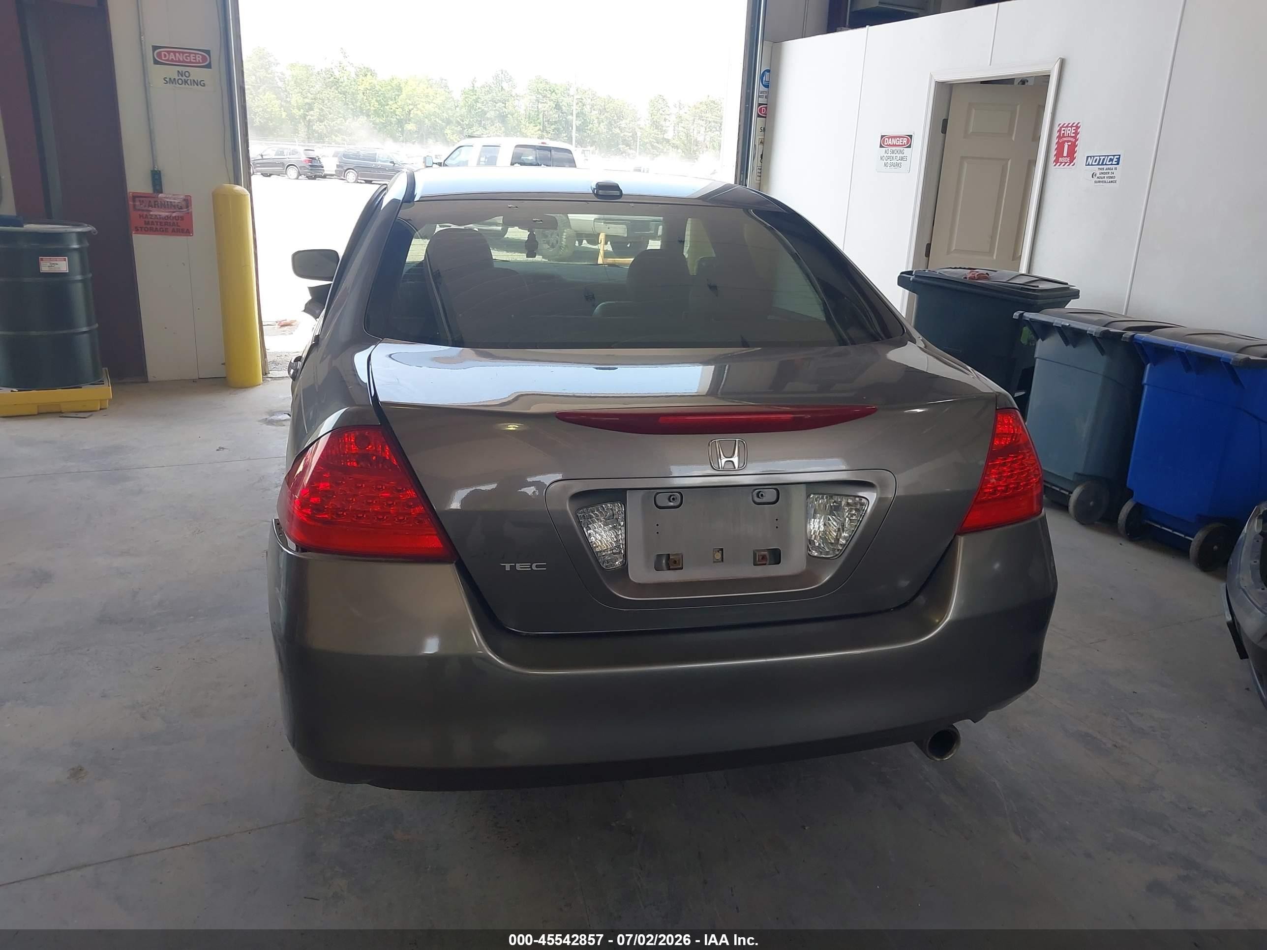2006 Honda Accord 2.4 Ex Gray vin: 1HGCM56876A151790