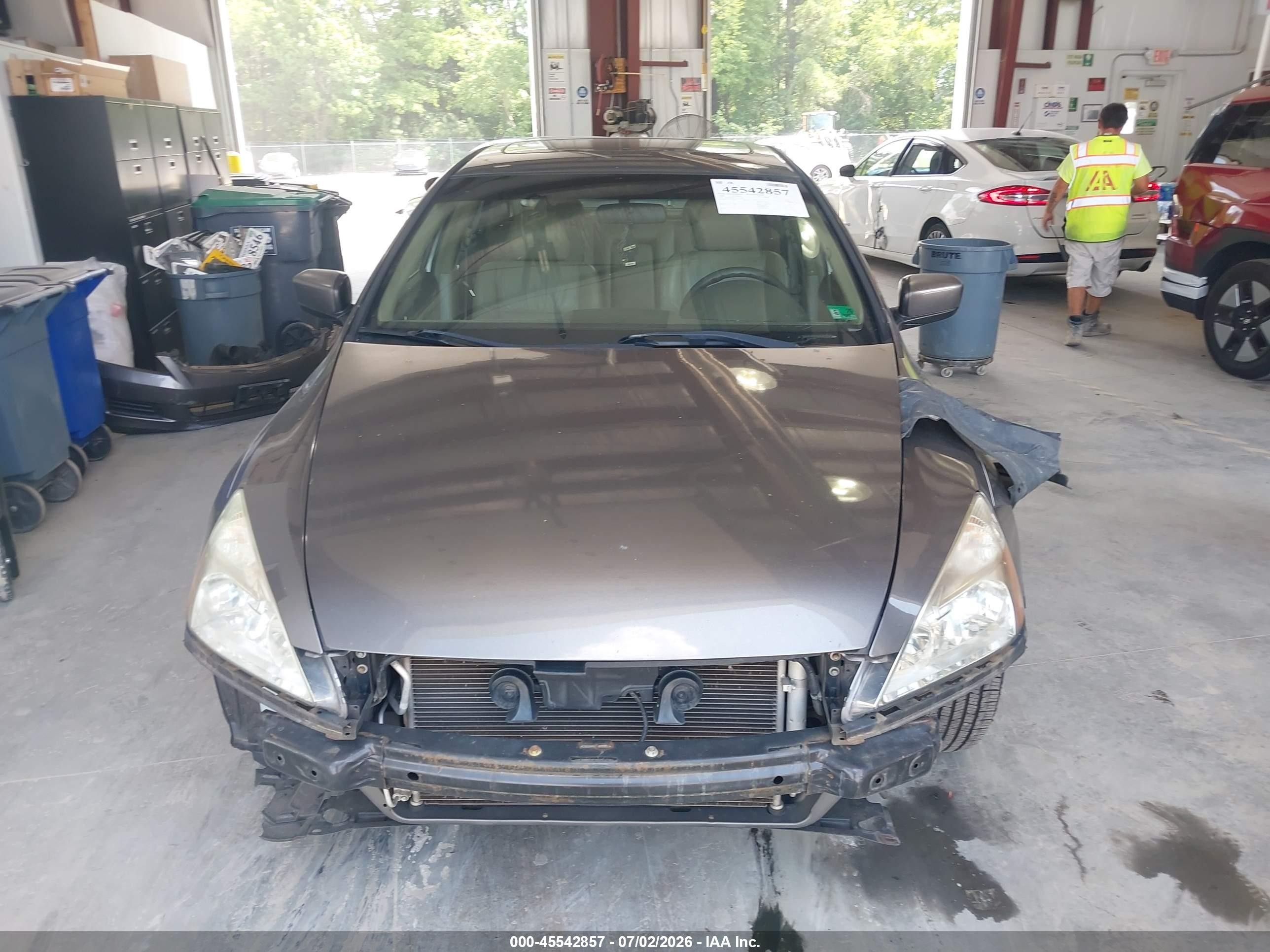 2006 Honda Accord 2.4 Ex Gray vin: 1HGCM56876A151790