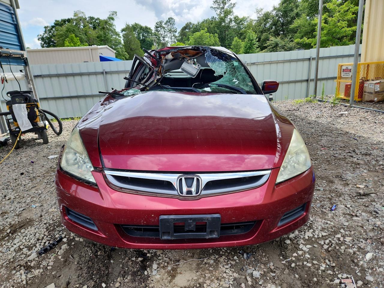 2006 Honda Accord Ex Maroon vin: 1HGCM56876A158982