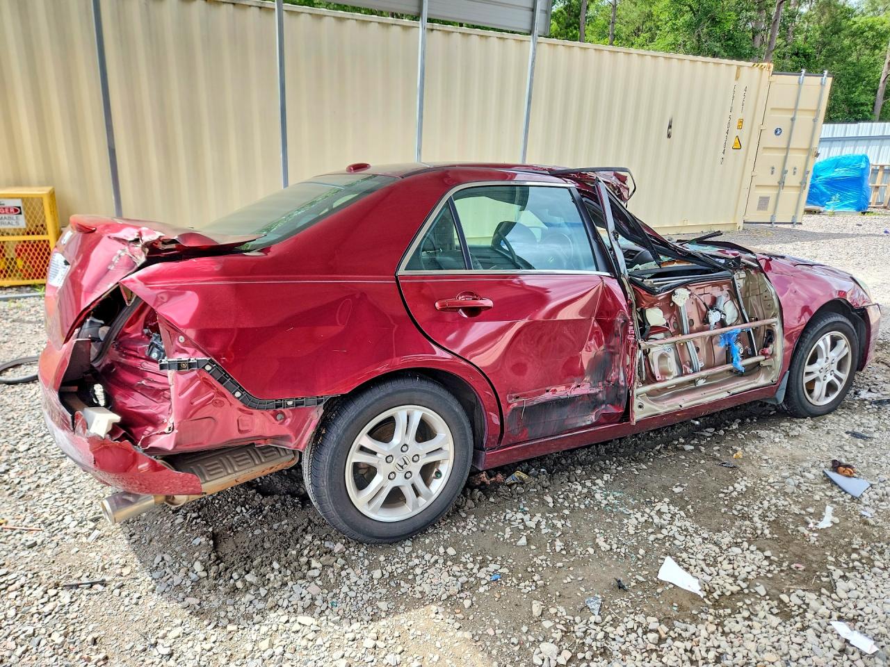 2006 Honda Accord Ex Maroon vin: 1HGCM56876A158982