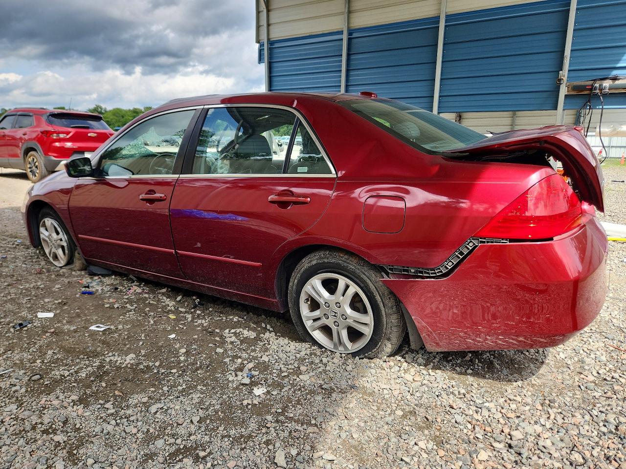 2006 Honda Accord Ex Maroon vin: 1HGCM56876A158982