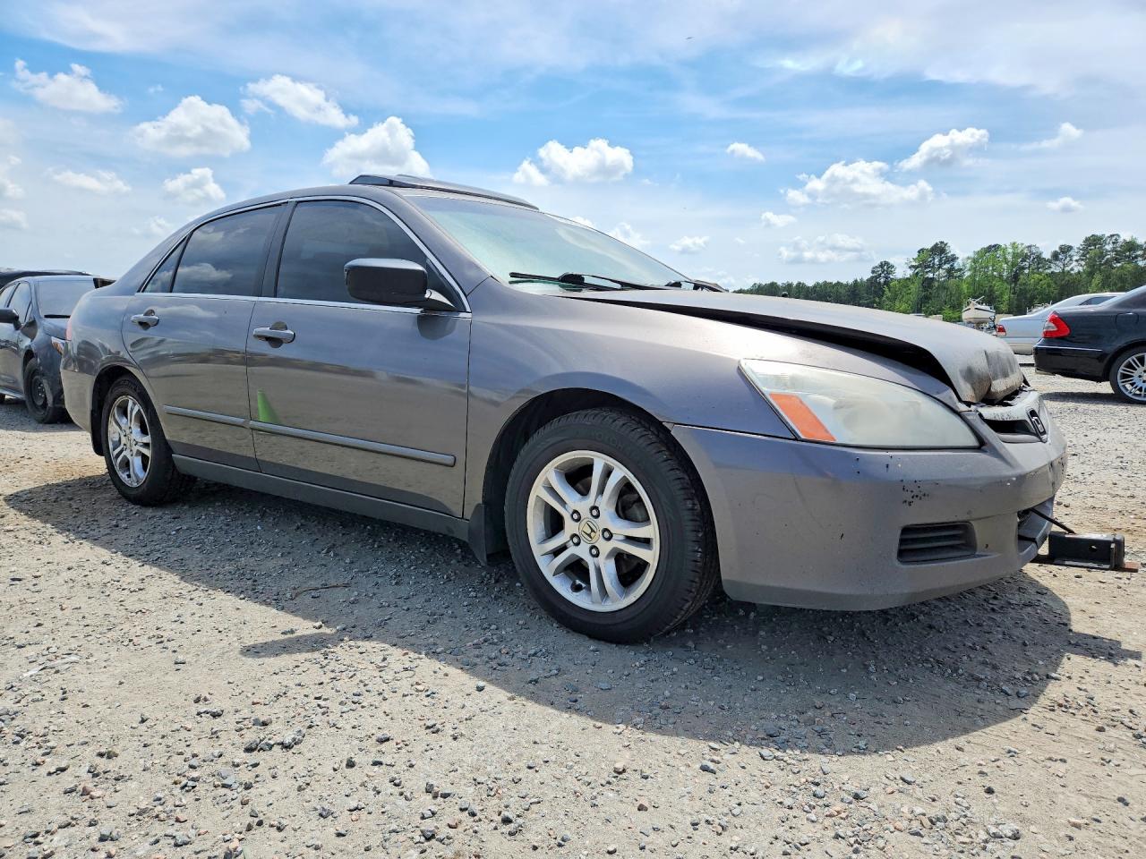 2006 Honda Accord Ex Gray vin: 1HGCM56876A171649