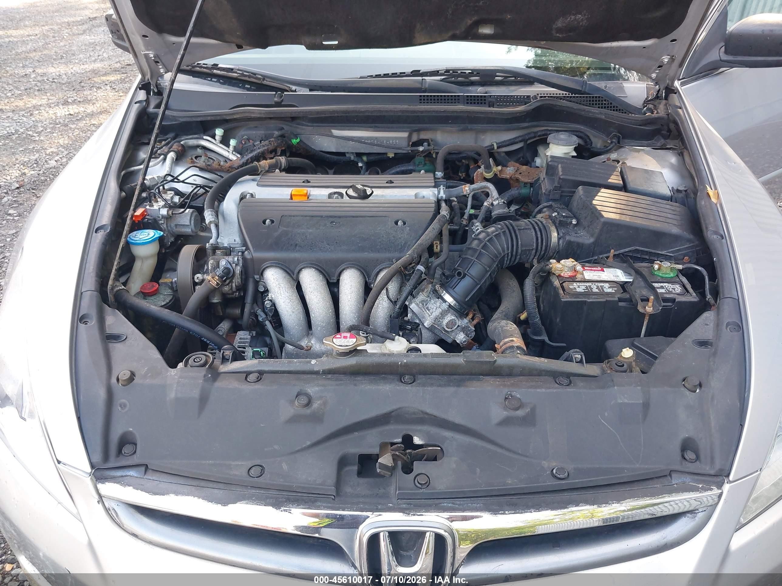 2006 Honda Accord 2.4 Ex Silver vin: 1HGCM56876A184823