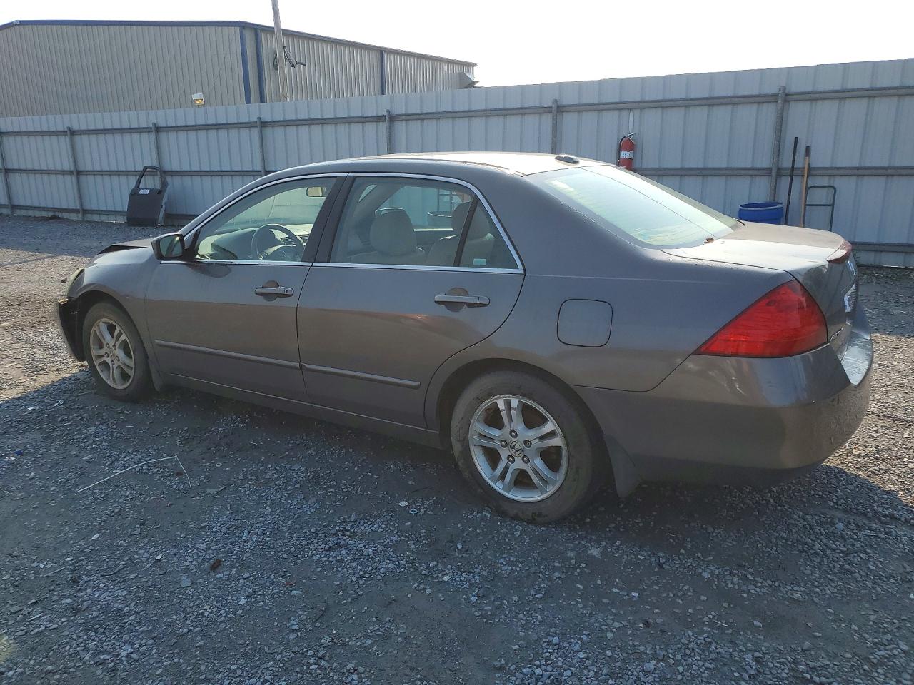 2007 Honda Accord Ex Gray vin: 1HGCM56877A007772