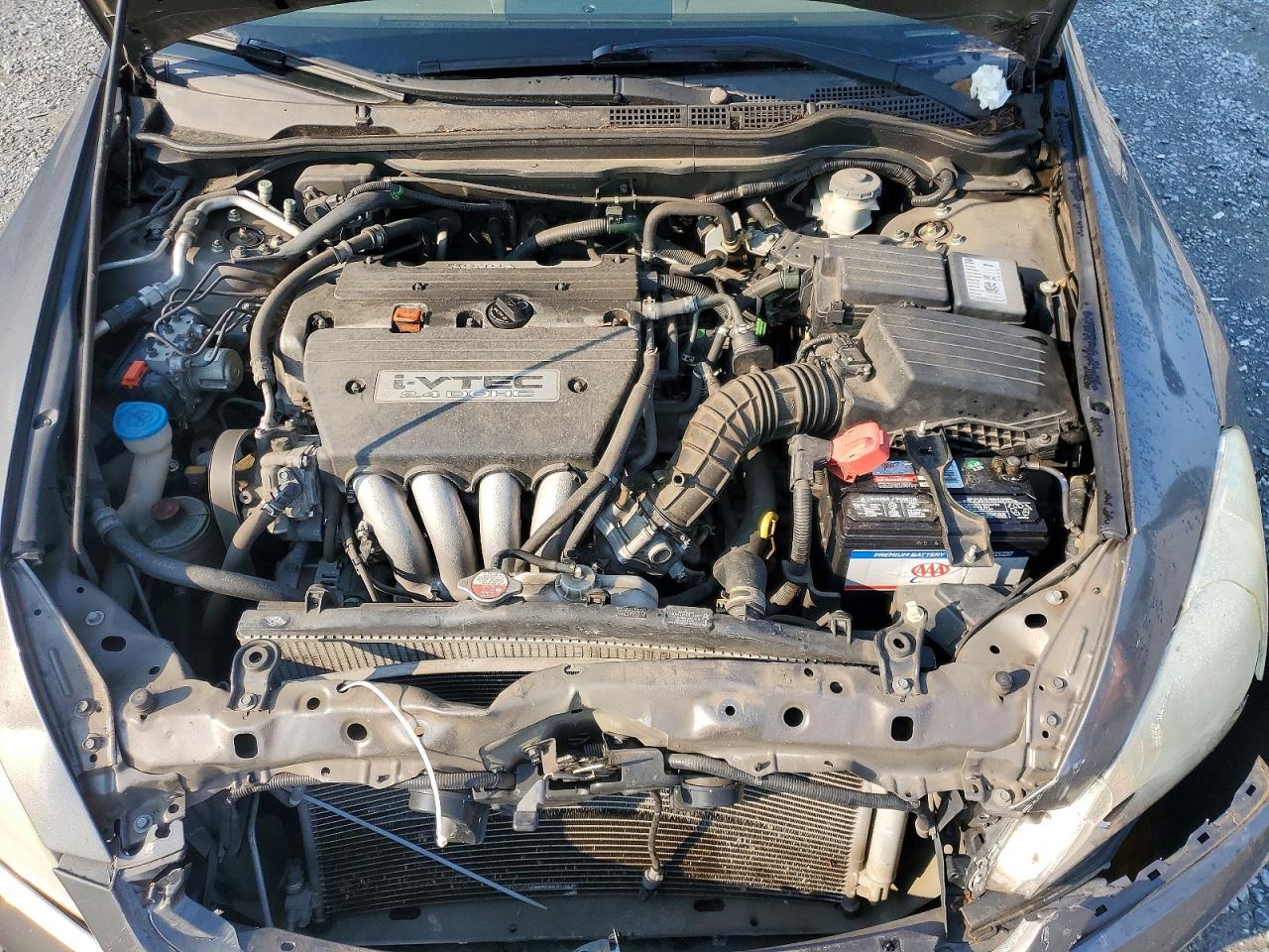 2007 Honda Accord Ex Gray vin: 1HGCM56877A007772