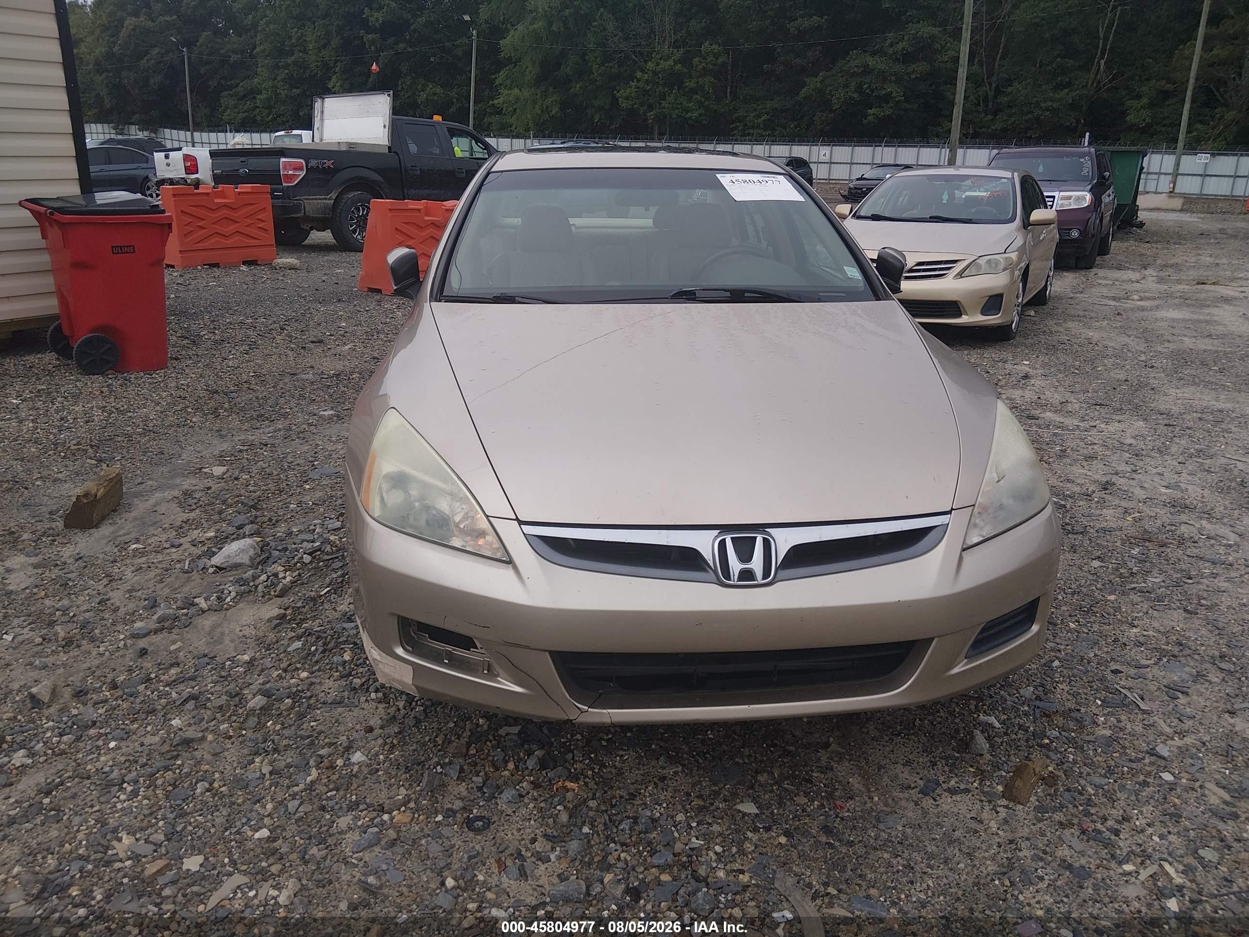 2007 Honda Accord 2.4 Ex Gold vin: 1HGCM56877A018285