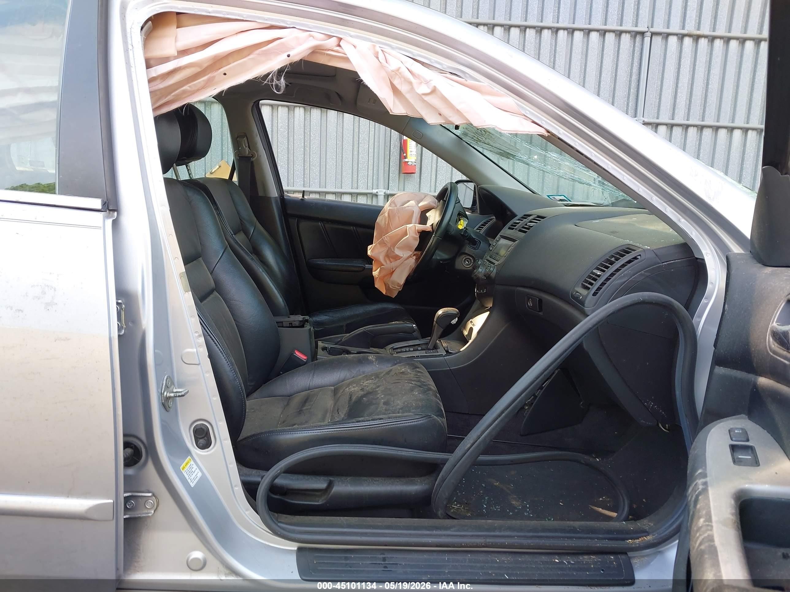 2007 Honda Accord 2.4 Ex Серебряный vin: 1HGCM56877A045874