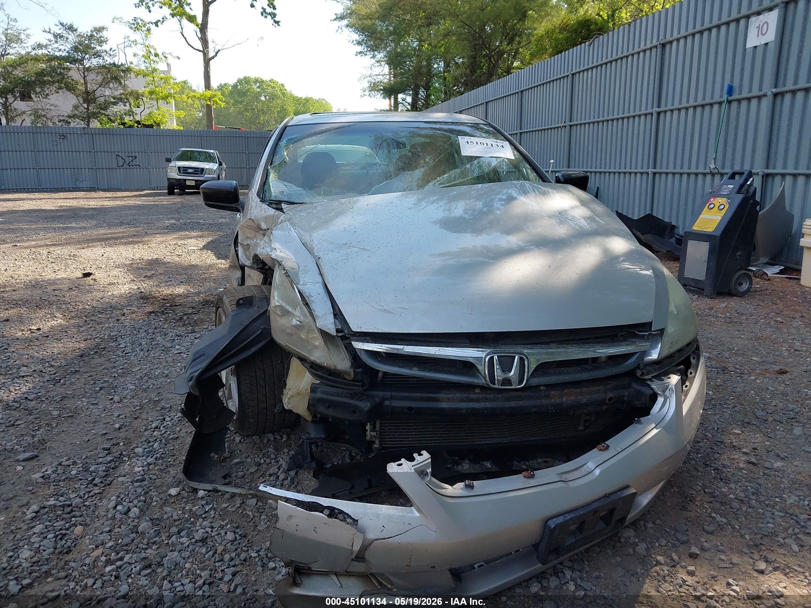 2007 Honda Accord 2.4 Ex Серебряный vin: 1HGCM56877A045874