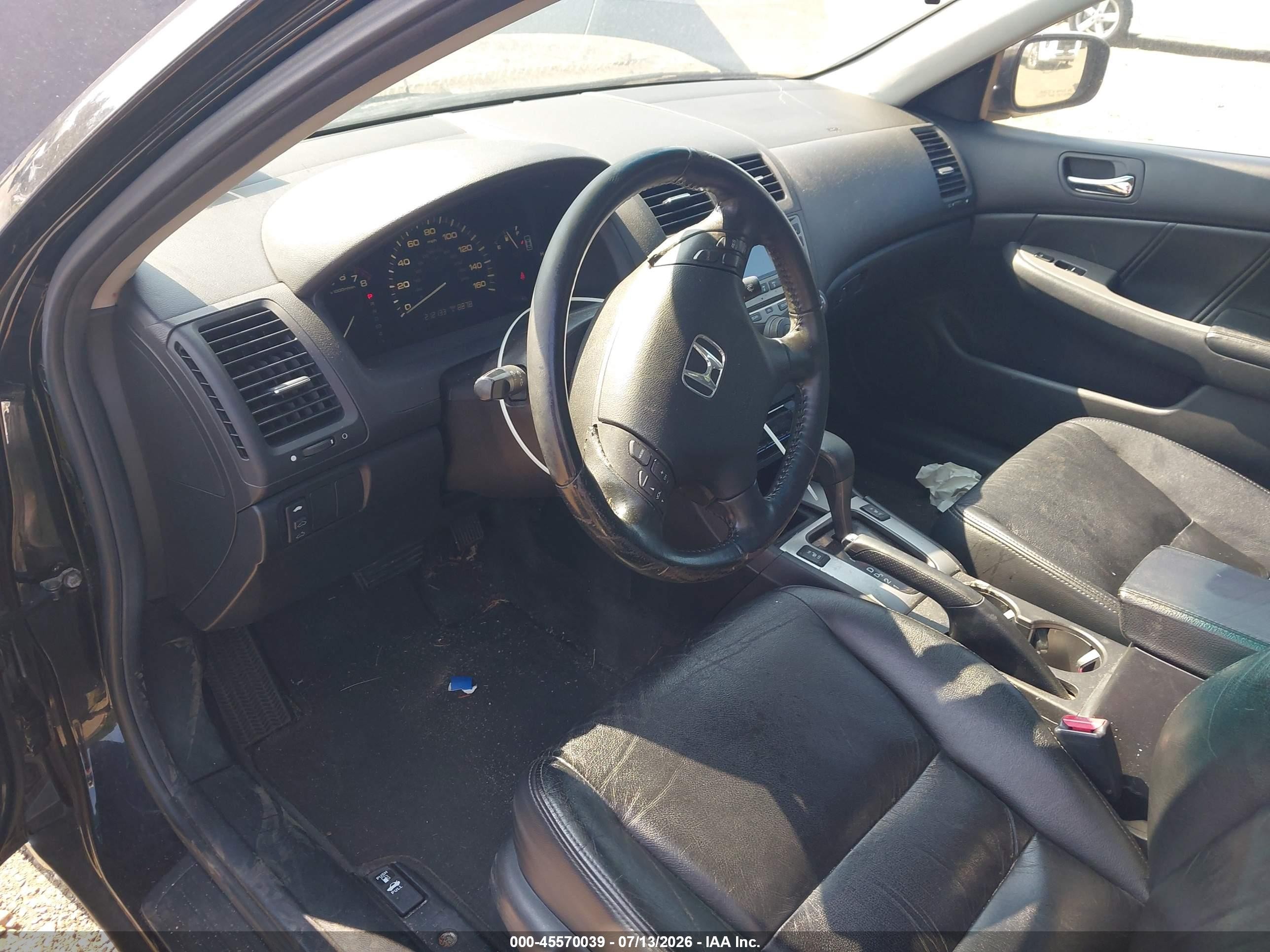 2007 Honda Accord 2.4 Ex Black vin: 1HGCM56877A060343